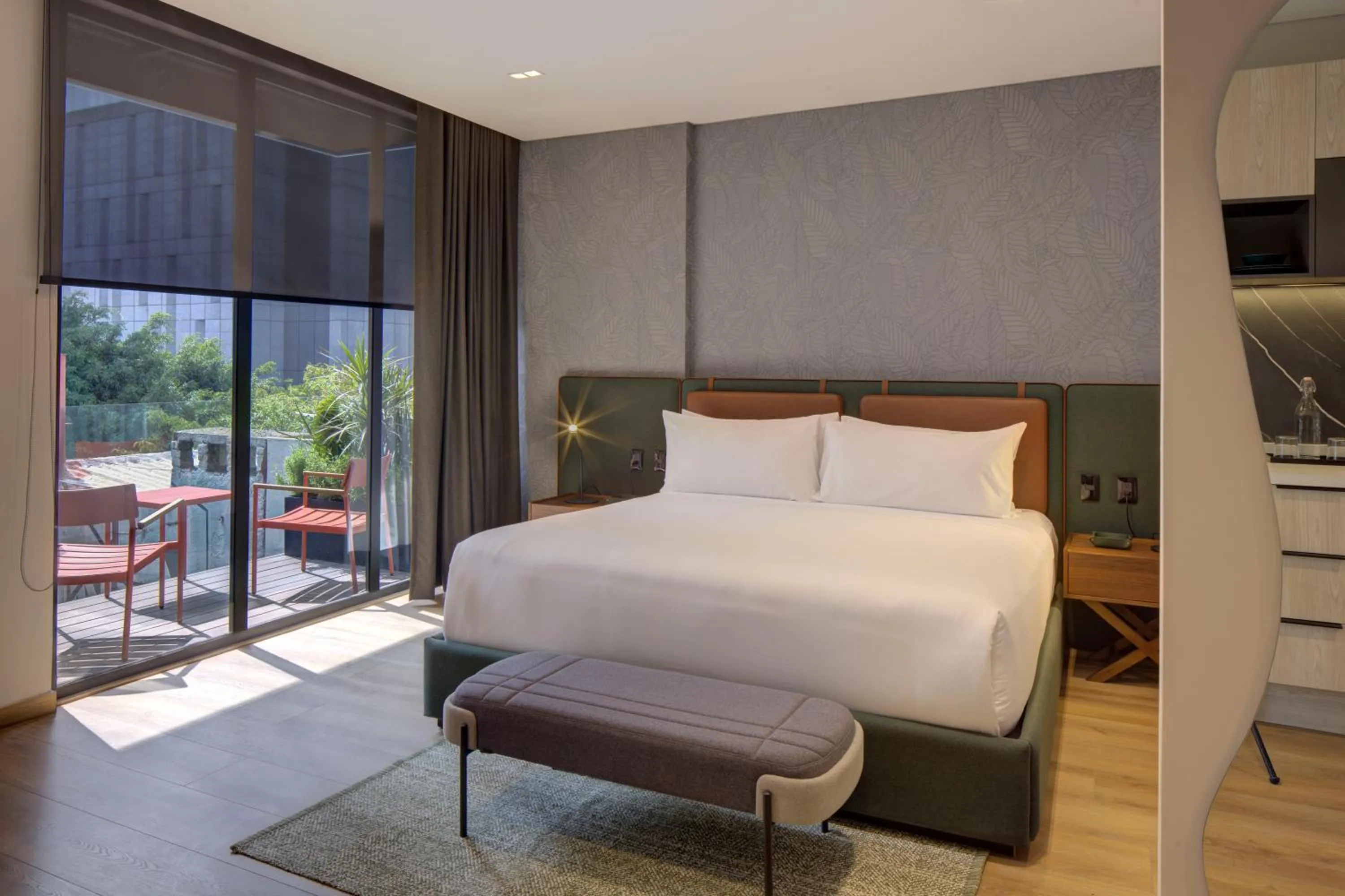 Bed in Ubicuo Hotel Boutique