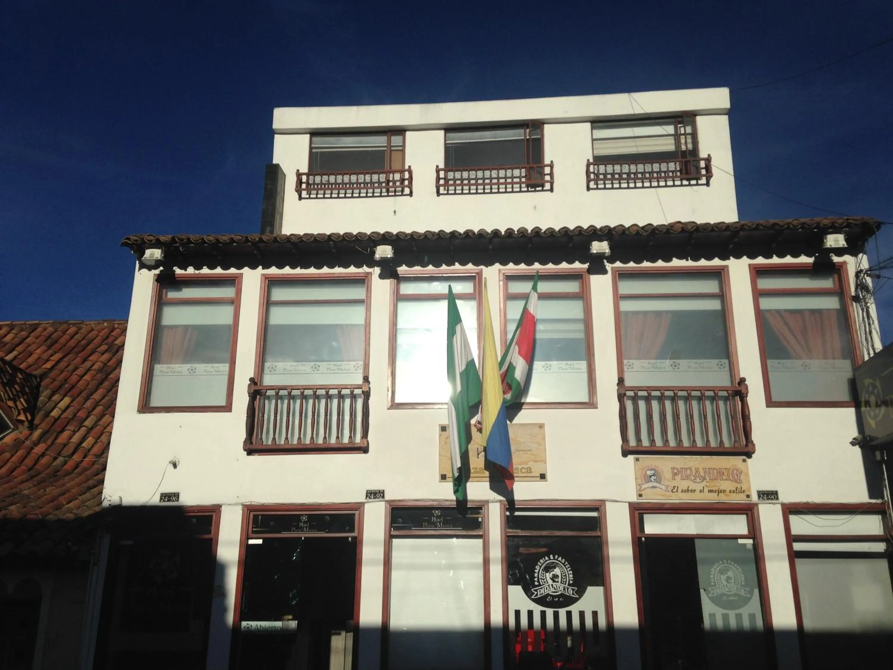Property building in Hotel Plaza Muisca