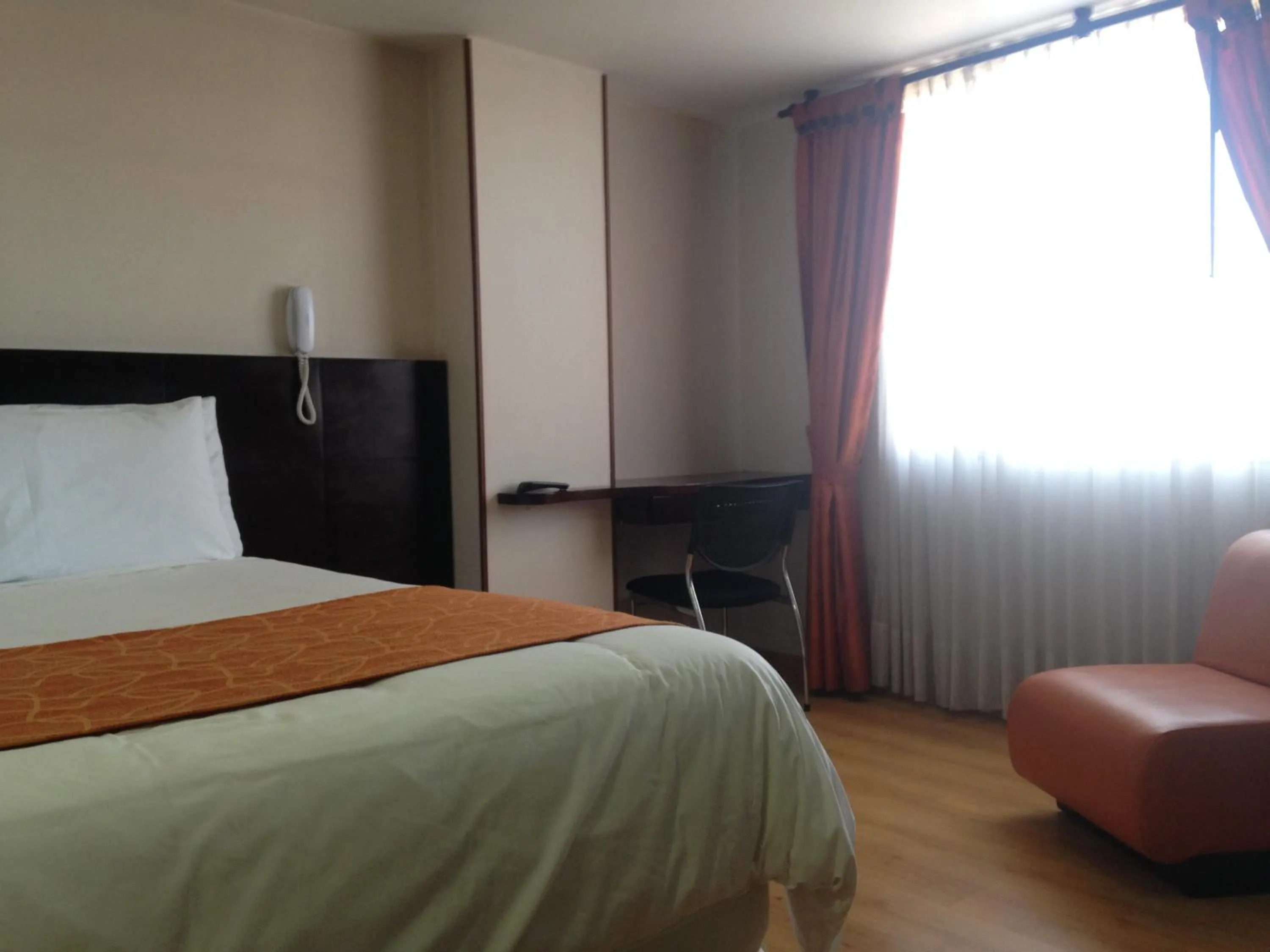 Bed in Hotel Plaza Muisca