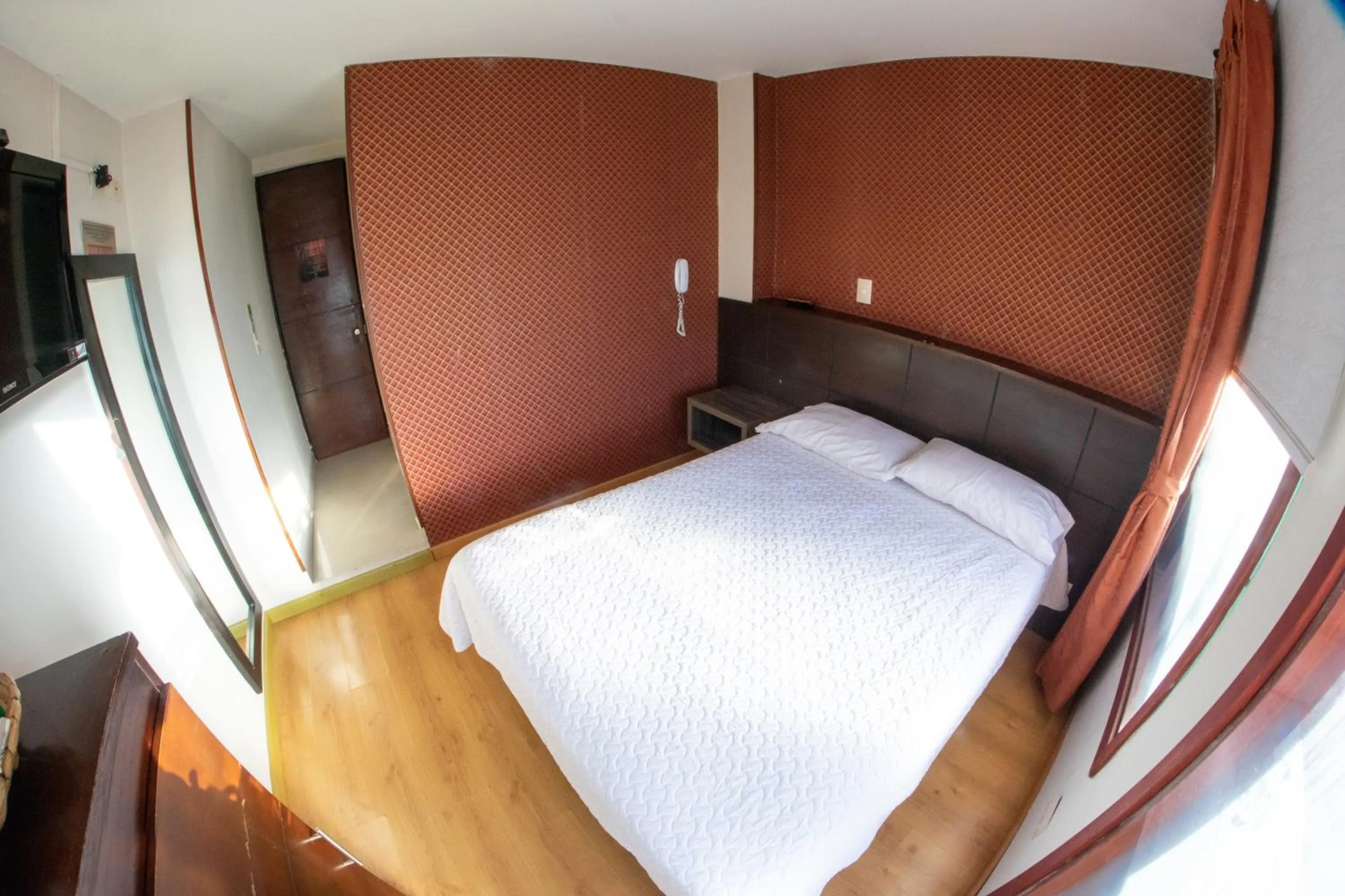 Bed in Hotel Plaza Muisca