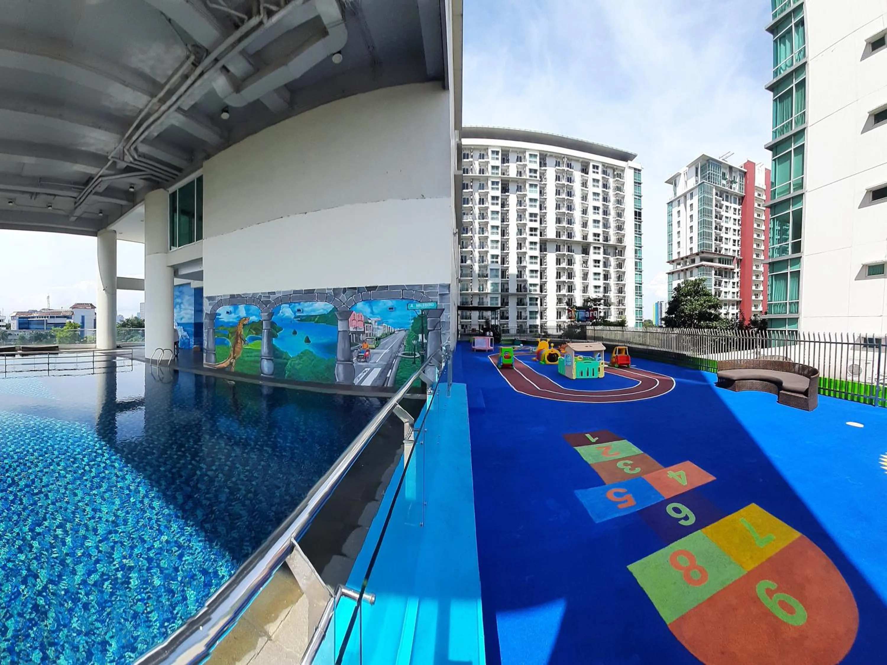 Children play ground in Swiss-Belresidences Kalibata