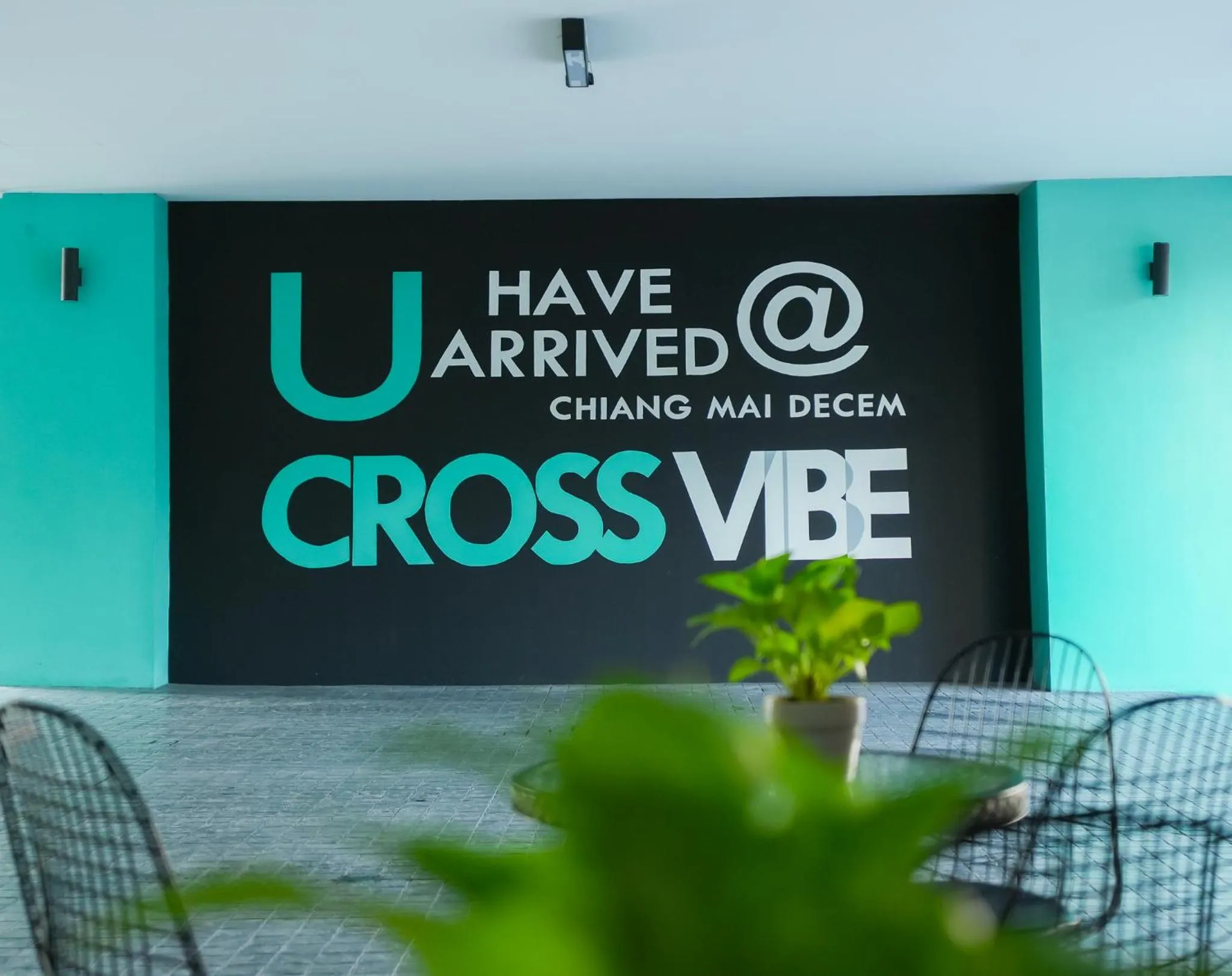 Lobby or reception in Cross Vibe Chiang Mai Decem Nimman Hotel