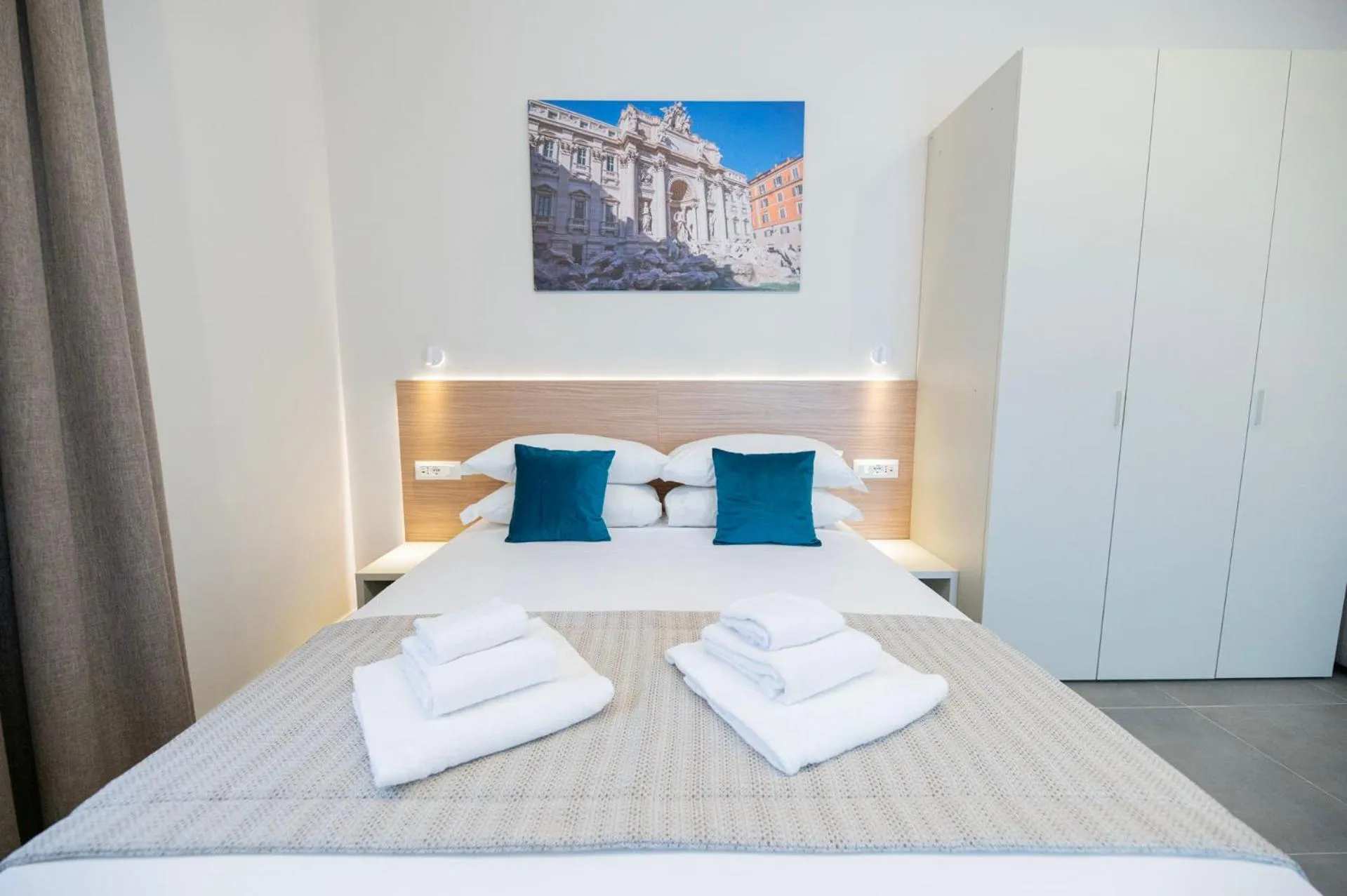 Bed in imperium suite trevi