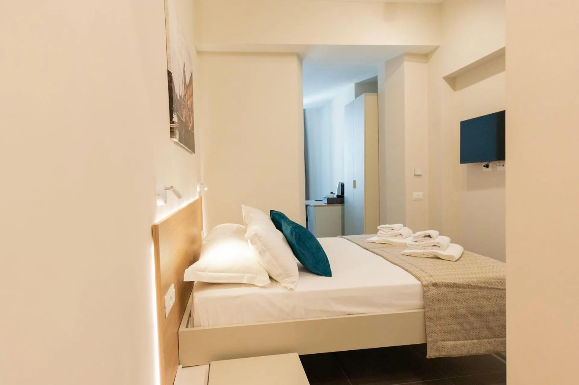 Bed in imperium suite trevi