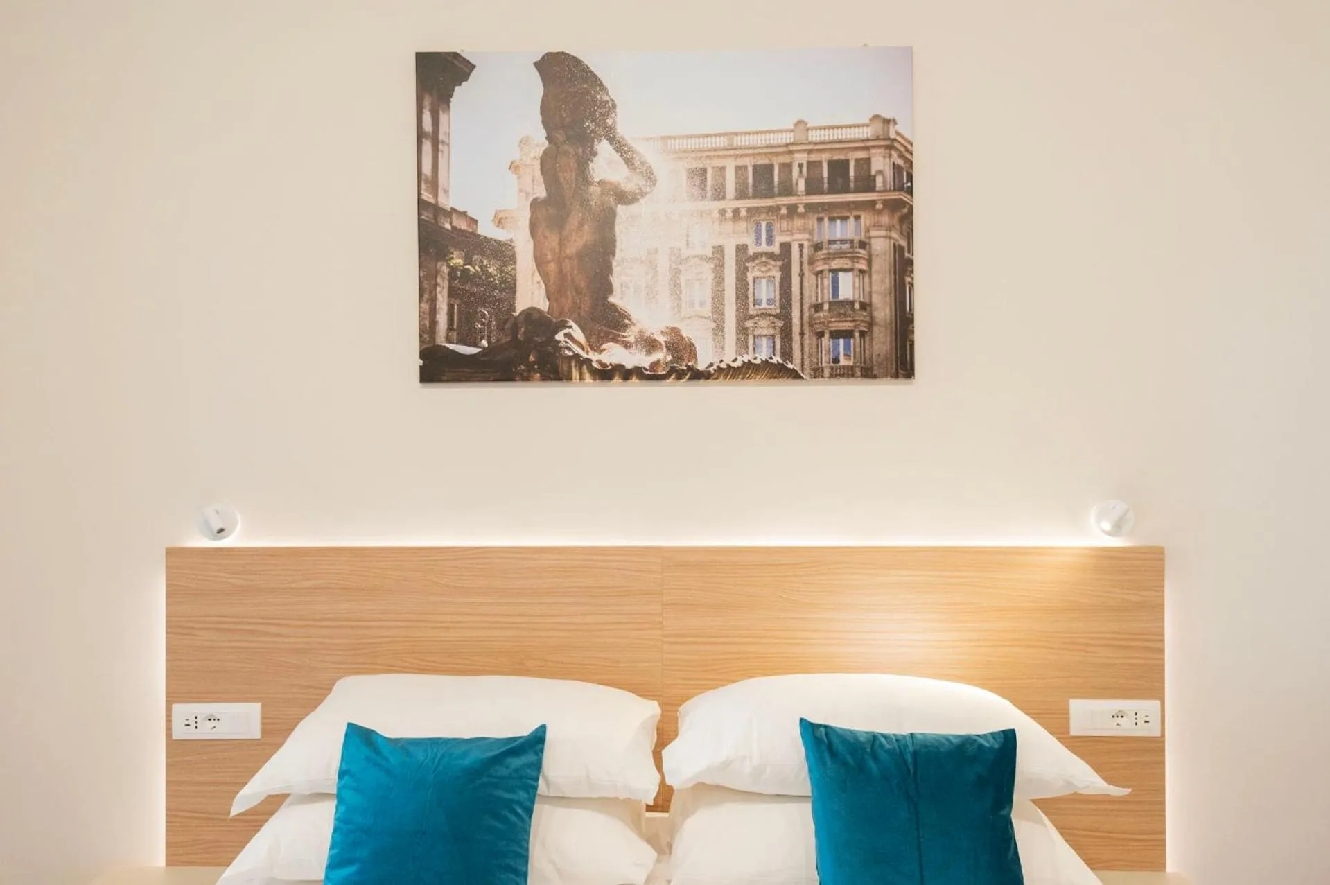 Bed in imperium suite trevi