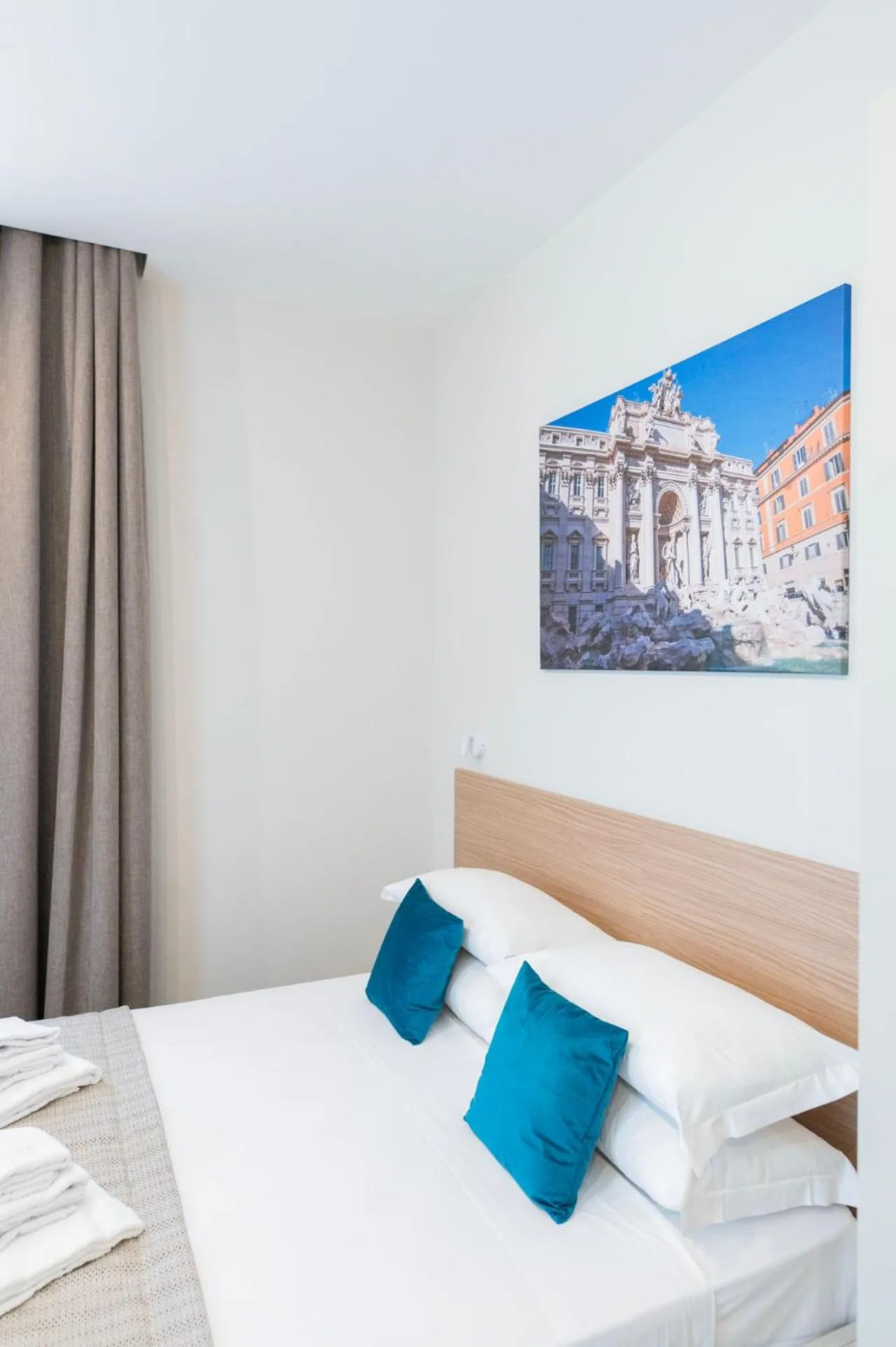 Bed in imperium suite trevi