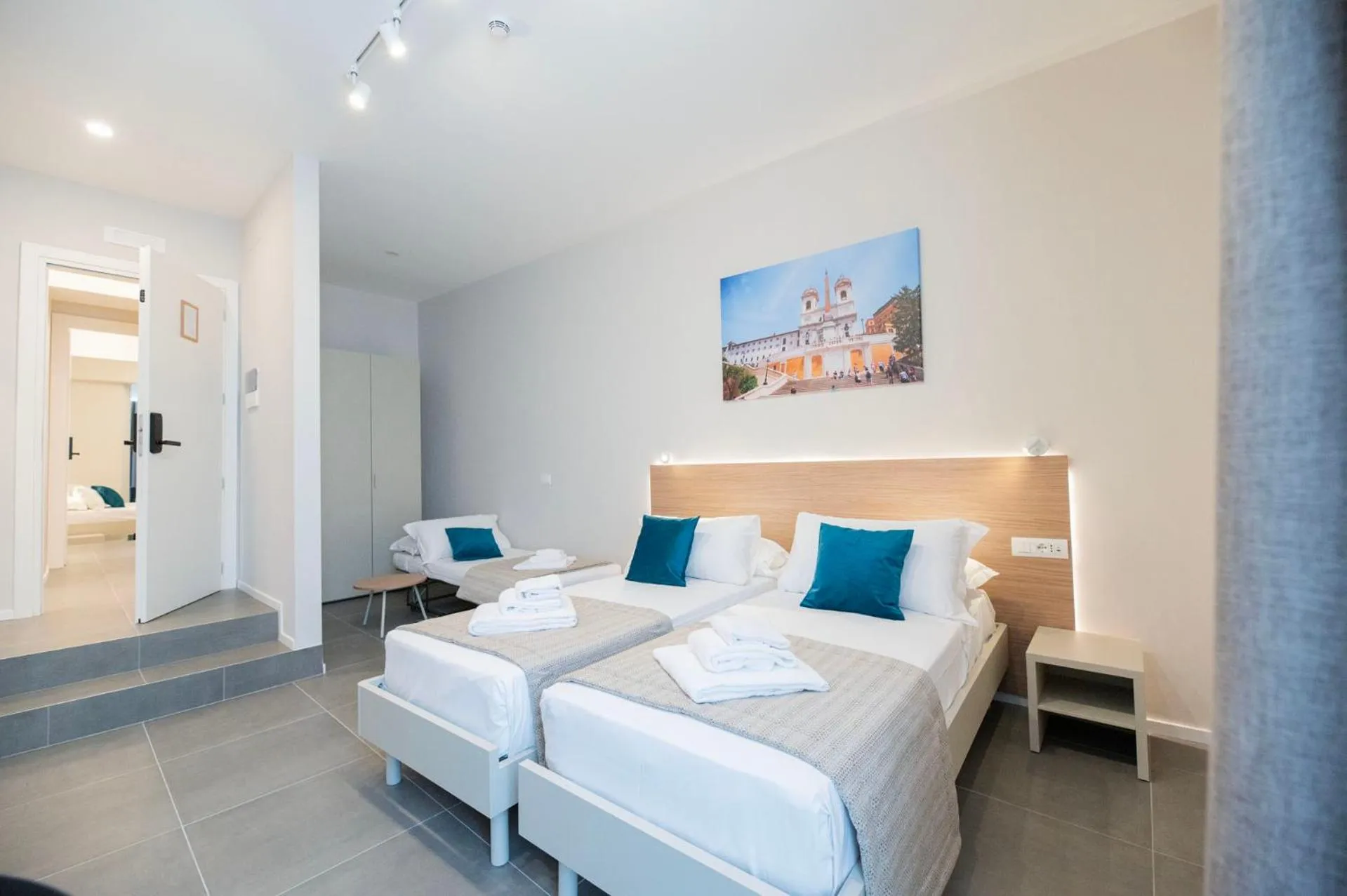 Bed in imperium suite trevi