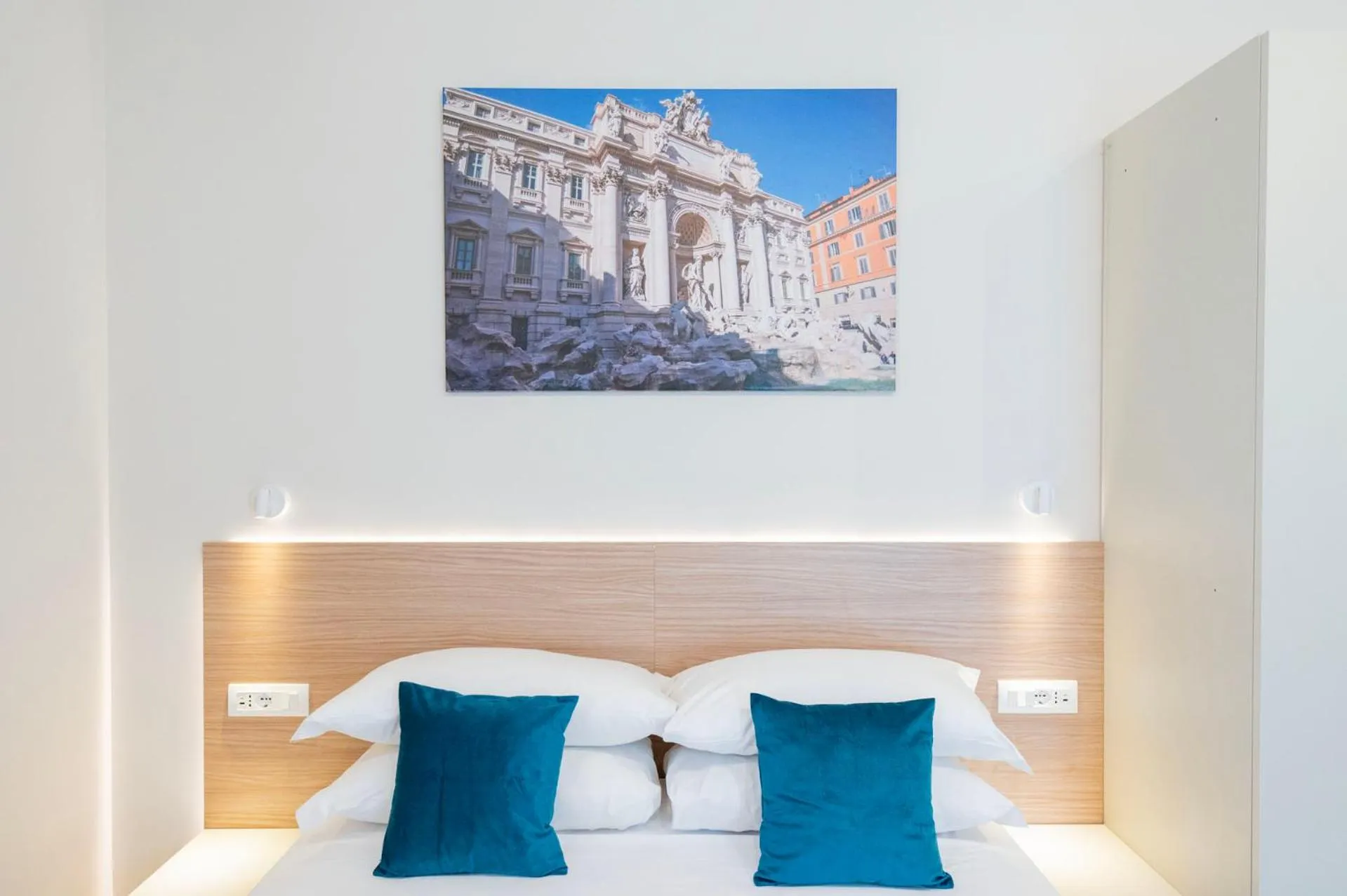 Bed in imperium suite trevi