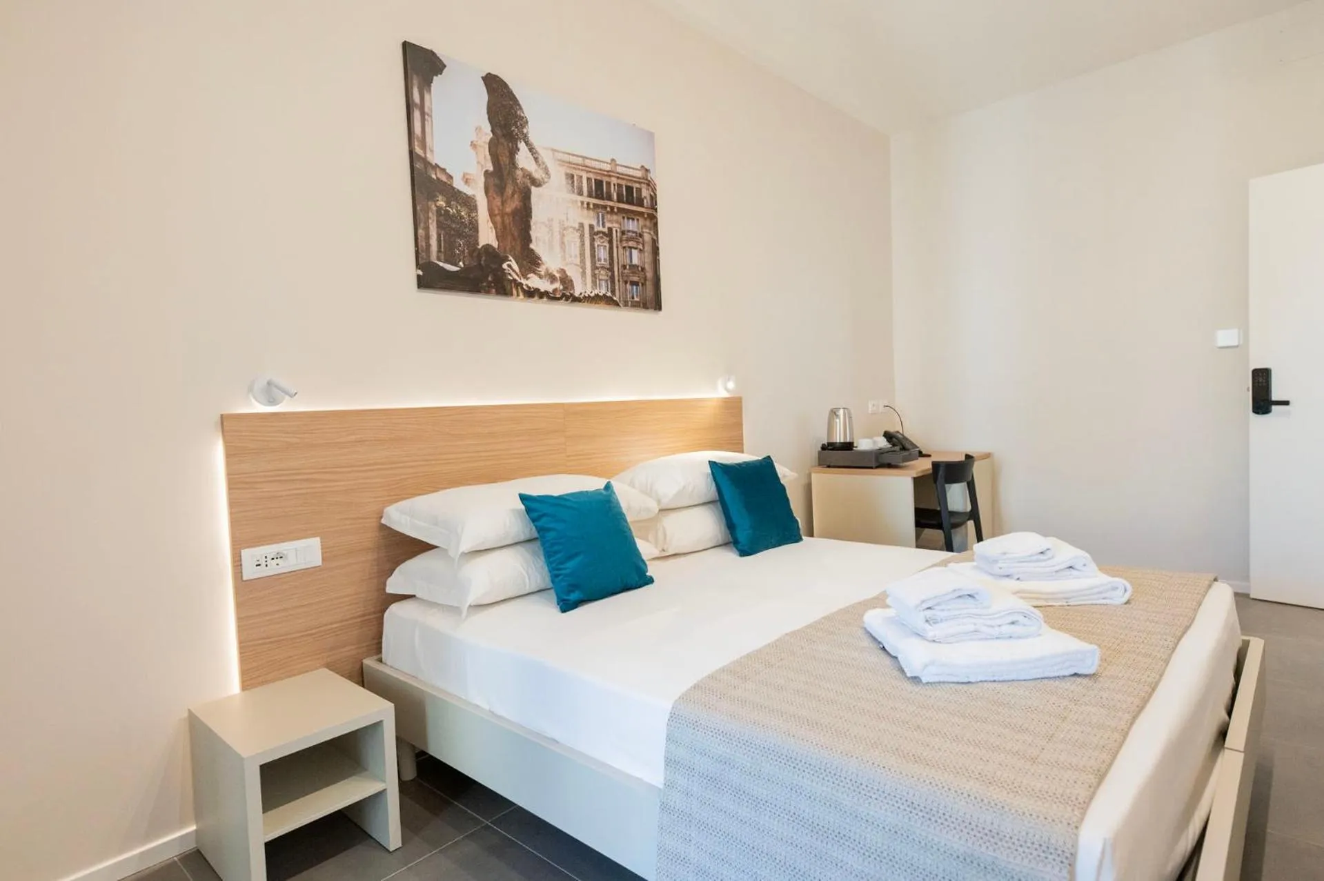 Bed in imperium suite trevi