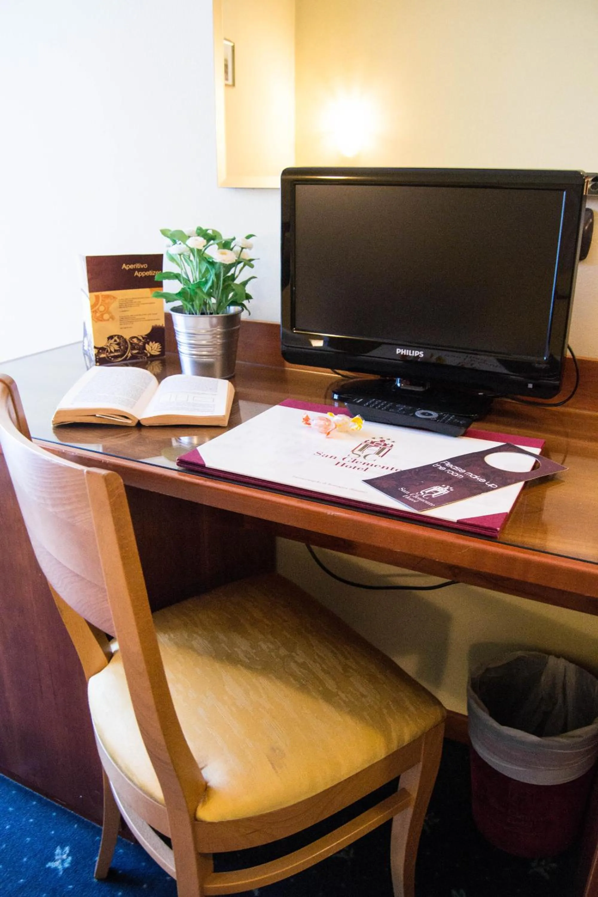 Communal lounge/ TV room in Hotel San Clemente