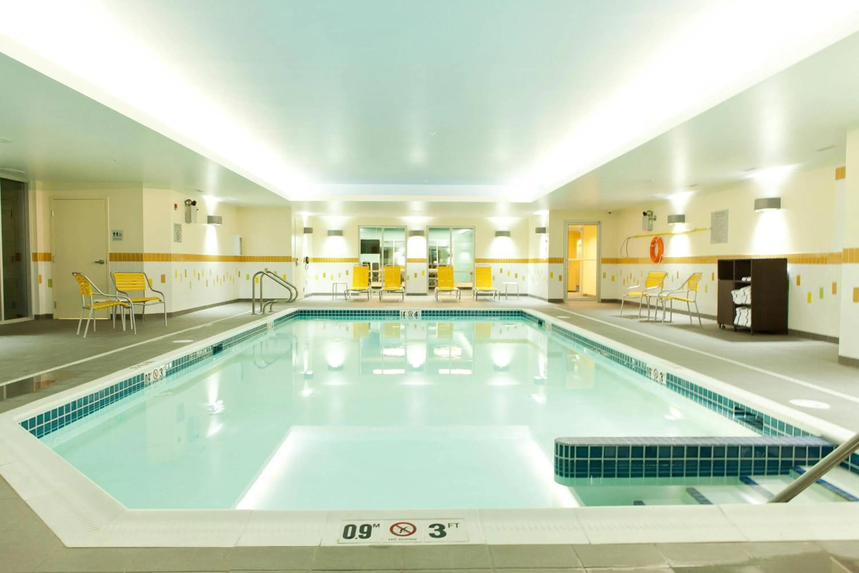 Swimming pool in Fairfield Inn & Suites by Marriott Lethbridge
