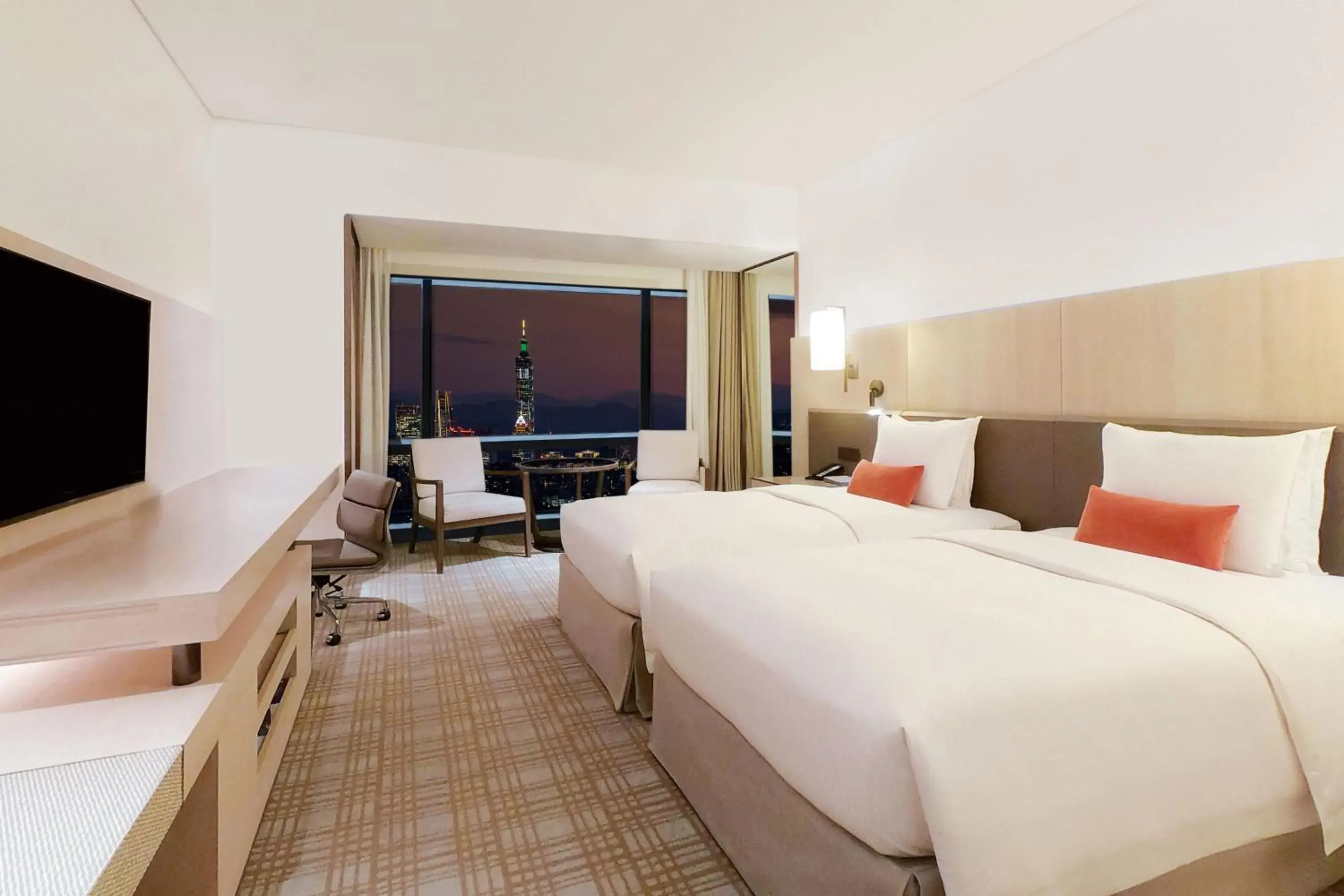 Premier Twin Room in Taipei Marriott Hotel Premier Twin Room in Taipei Marriott Hotel