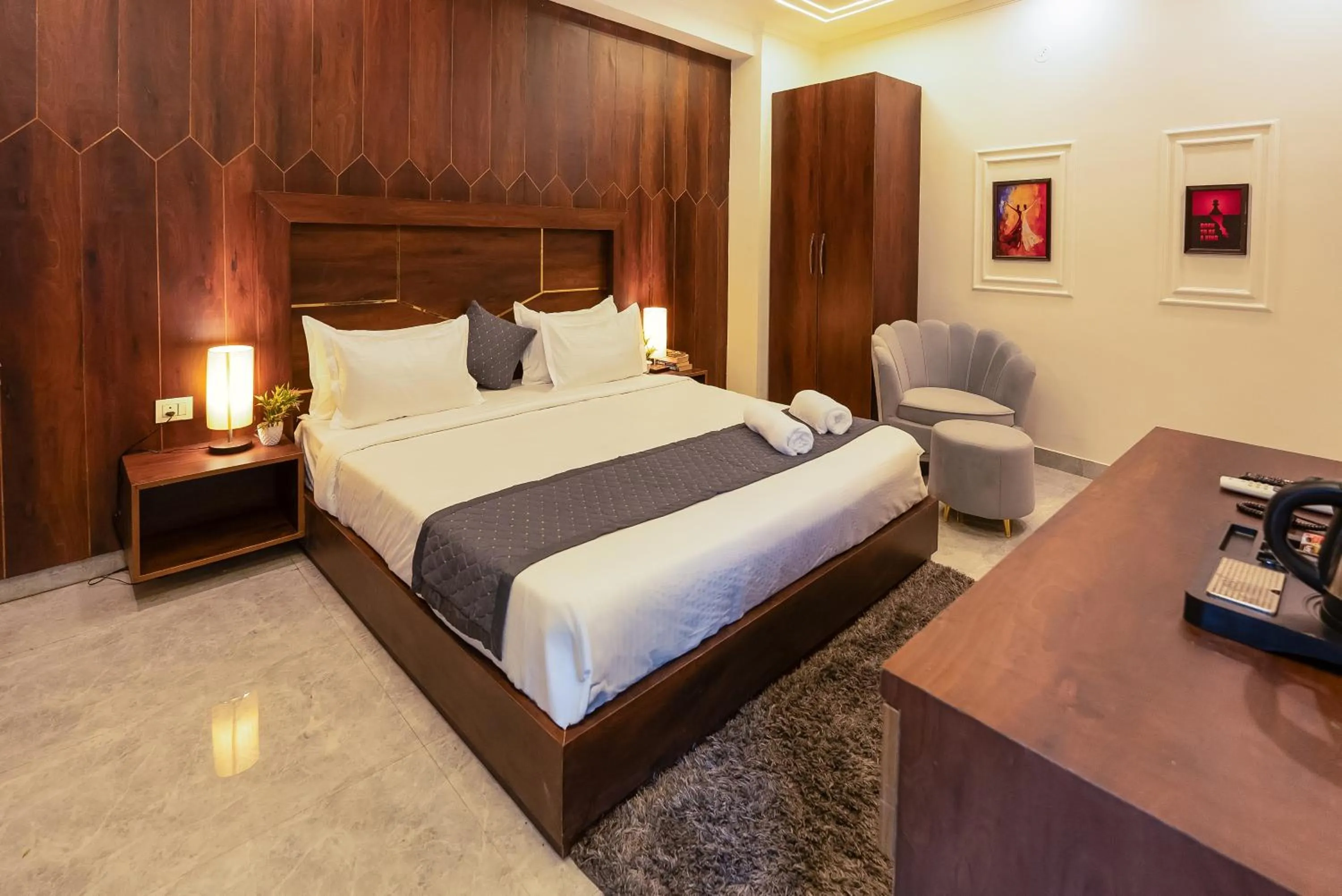 Bed in Hotel Tapovan Hills