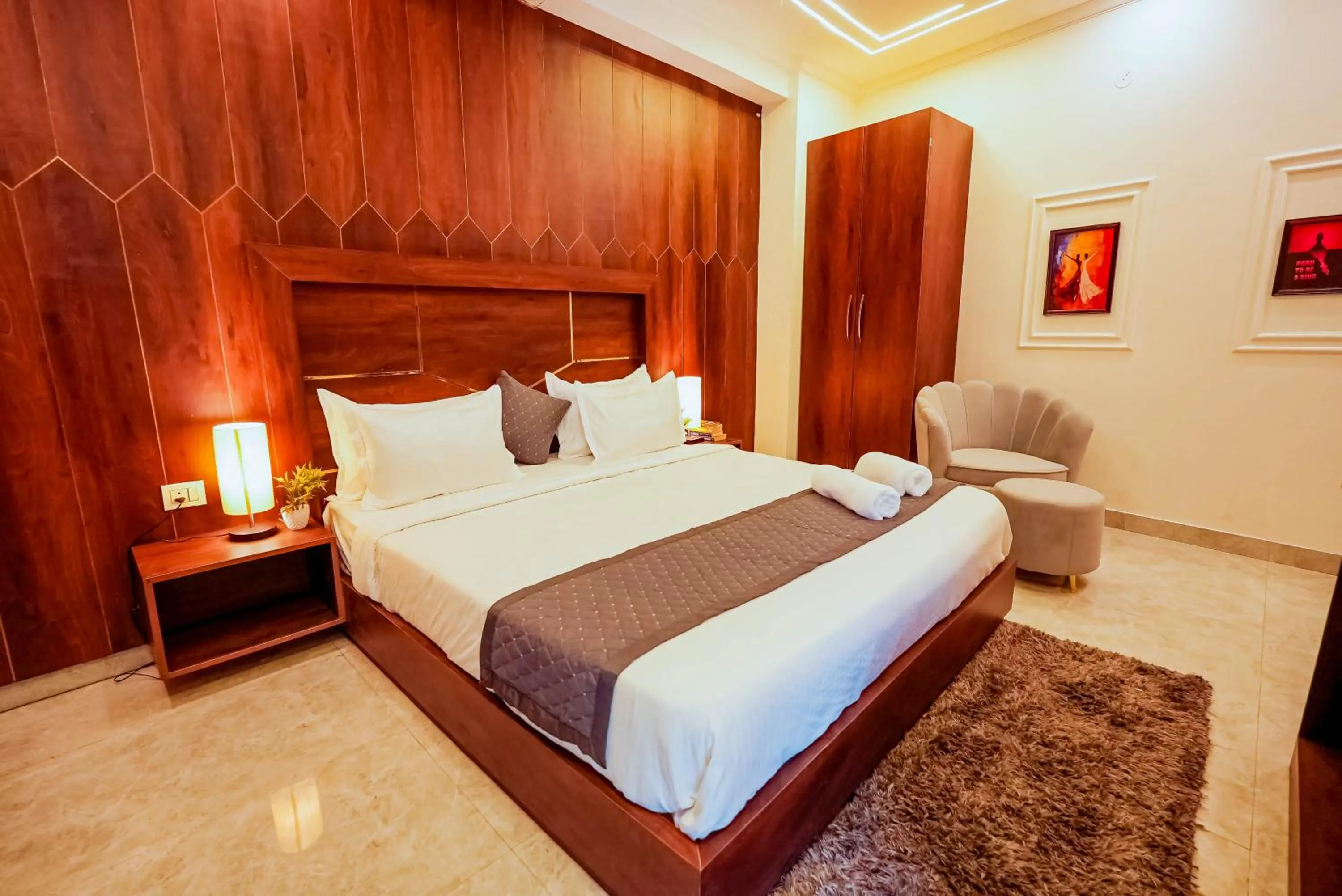 Bed in Hotel Tapovan Hills