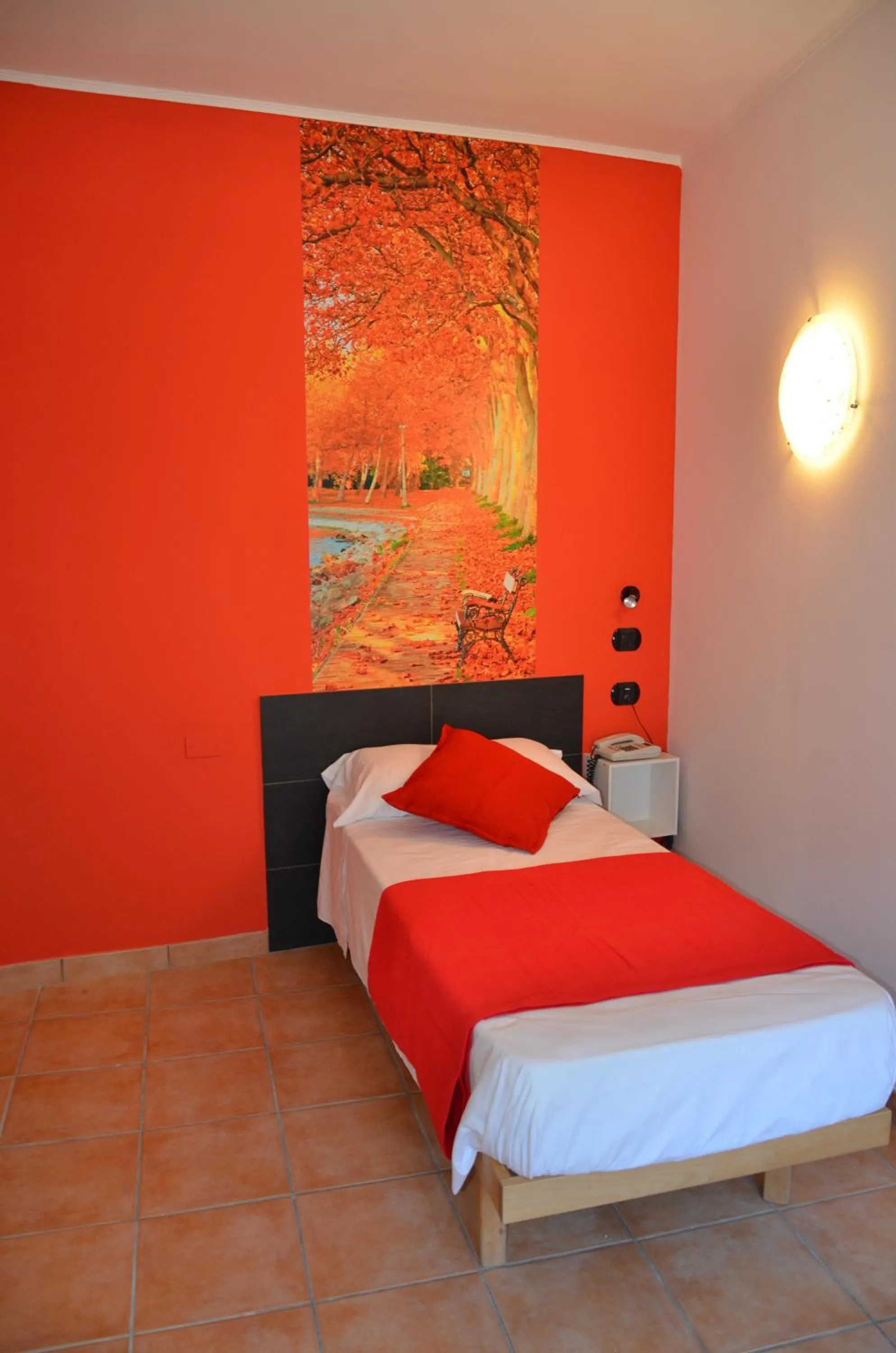 Bed in Hotel Nuova Orchidea