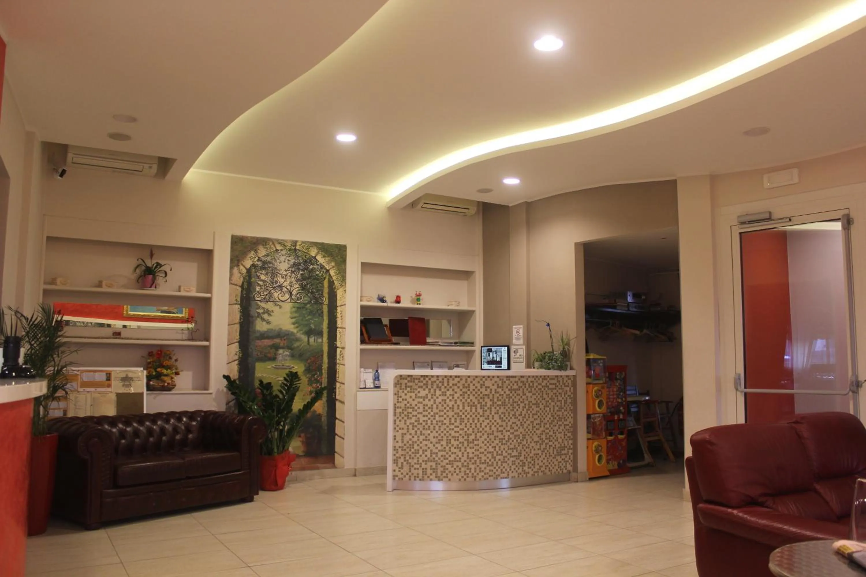 Lobby or reception in Hotel Nuova Orchidea