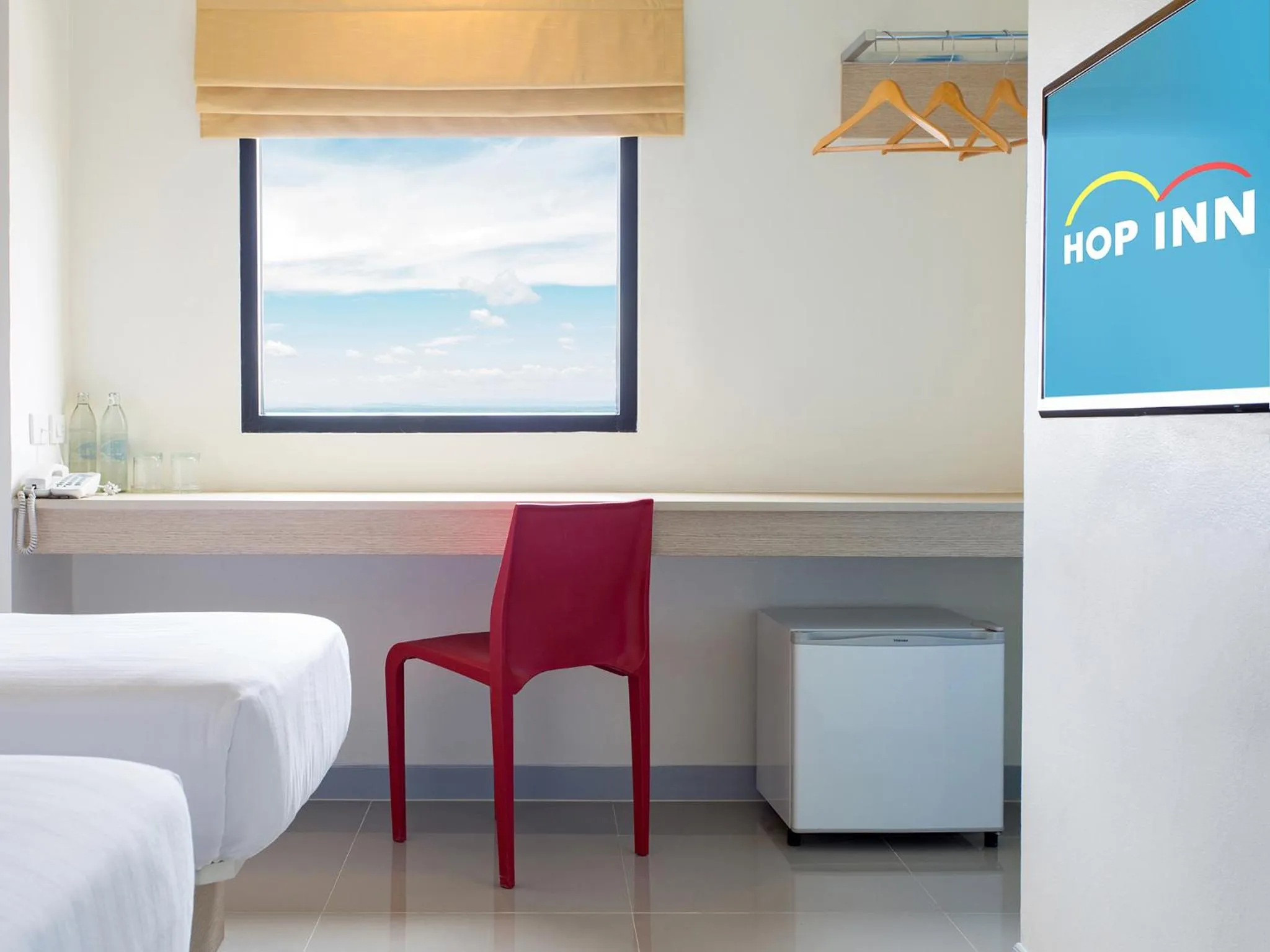 Bed in HOP INN Nakhon Si Thammarat