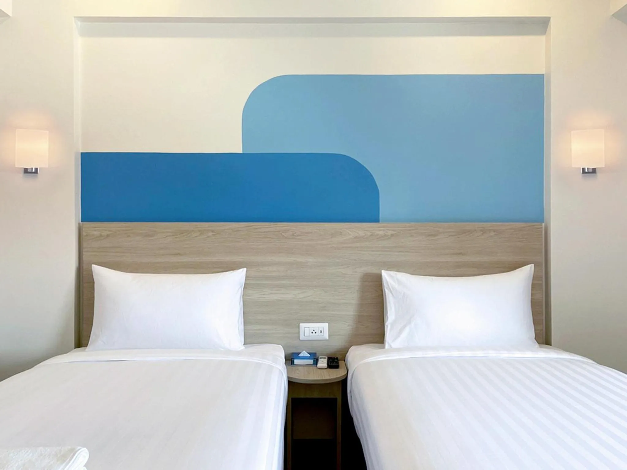 Bed in HOP INN Nakhon Si Thammarat