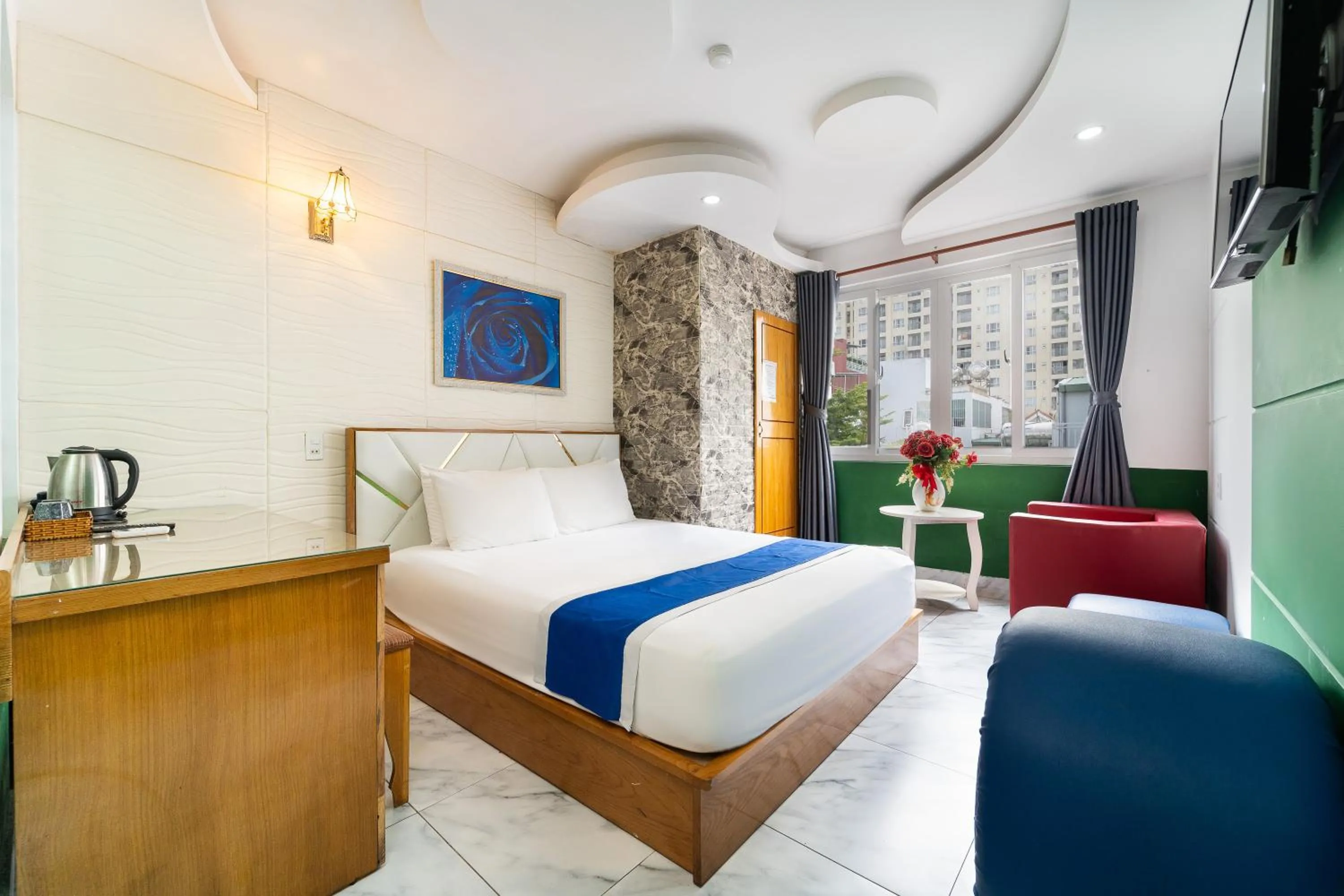 Bedroom, Bed in Collection O Sunrise Hotel Trung Son Near Lotte Mart