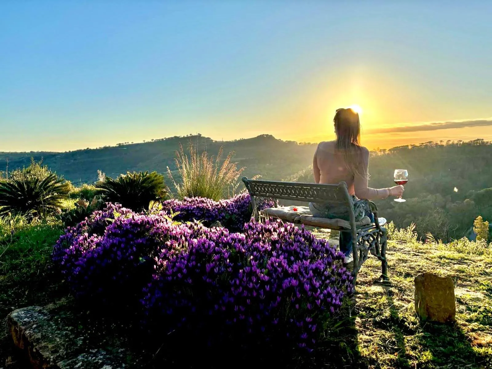 Sunset in B&B La Roverella