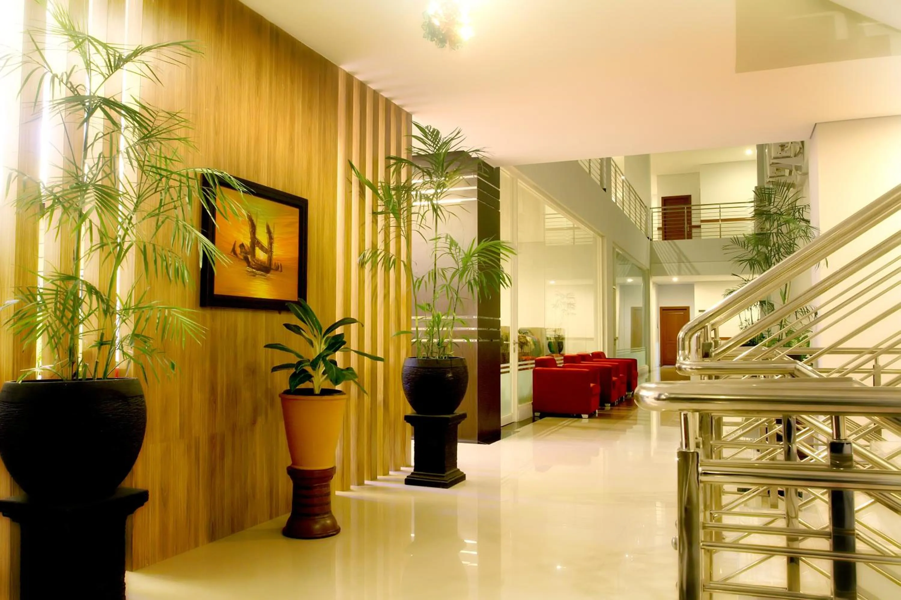 Lobby or reception in Prima SR Hotel & Convention Yogyakarta