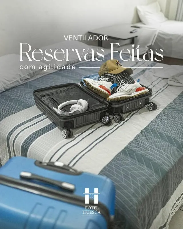 Bed in Hotel Palace Huesca
