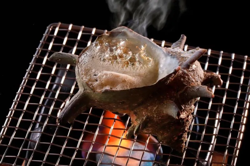 Food close-up in Ryokusuitei