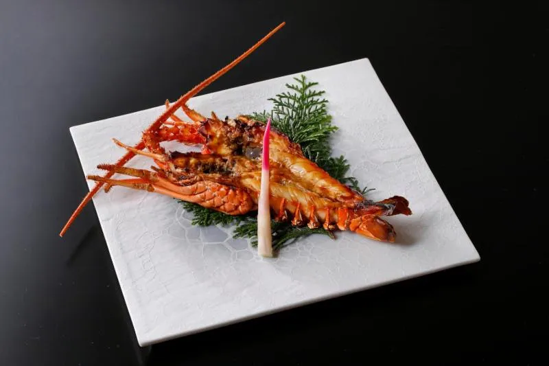 Food close-up in Ryokusuitei