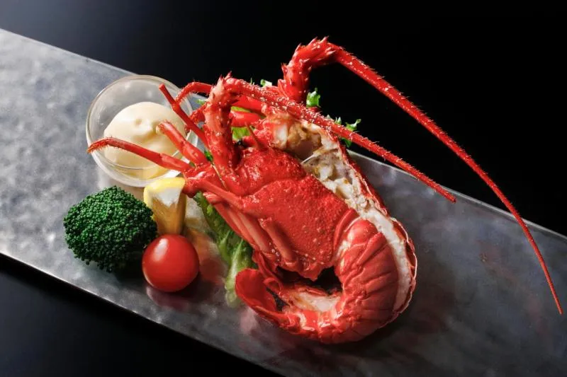 Food close-up in Ryokusuitei