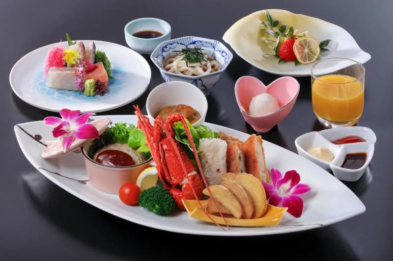 Food close-up in Ryokusuitei