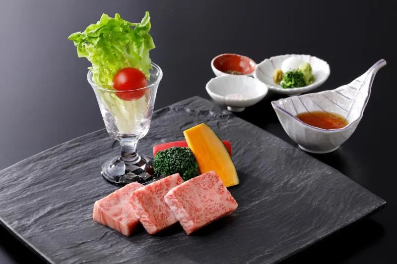 Food close-up in Ryokusuitei