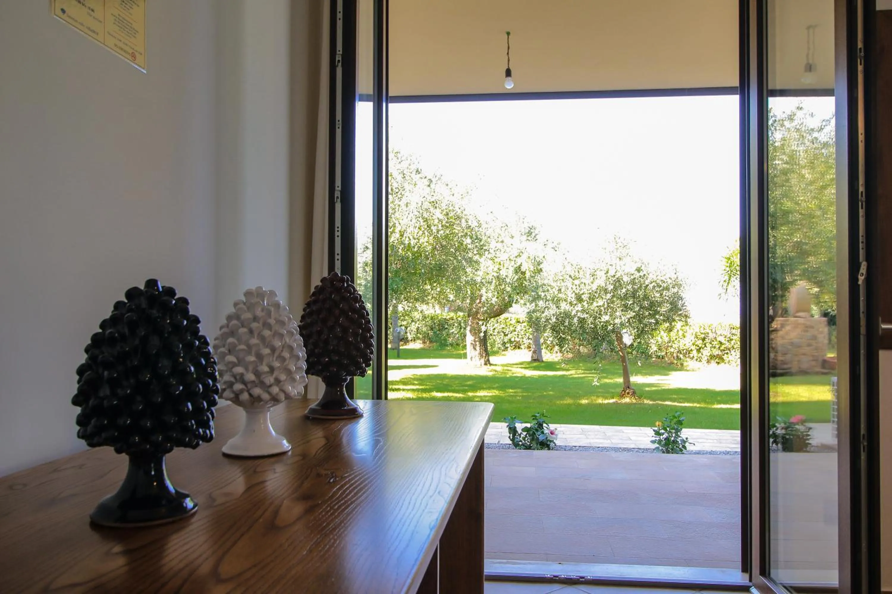 Garden view in Villa D'Aquino