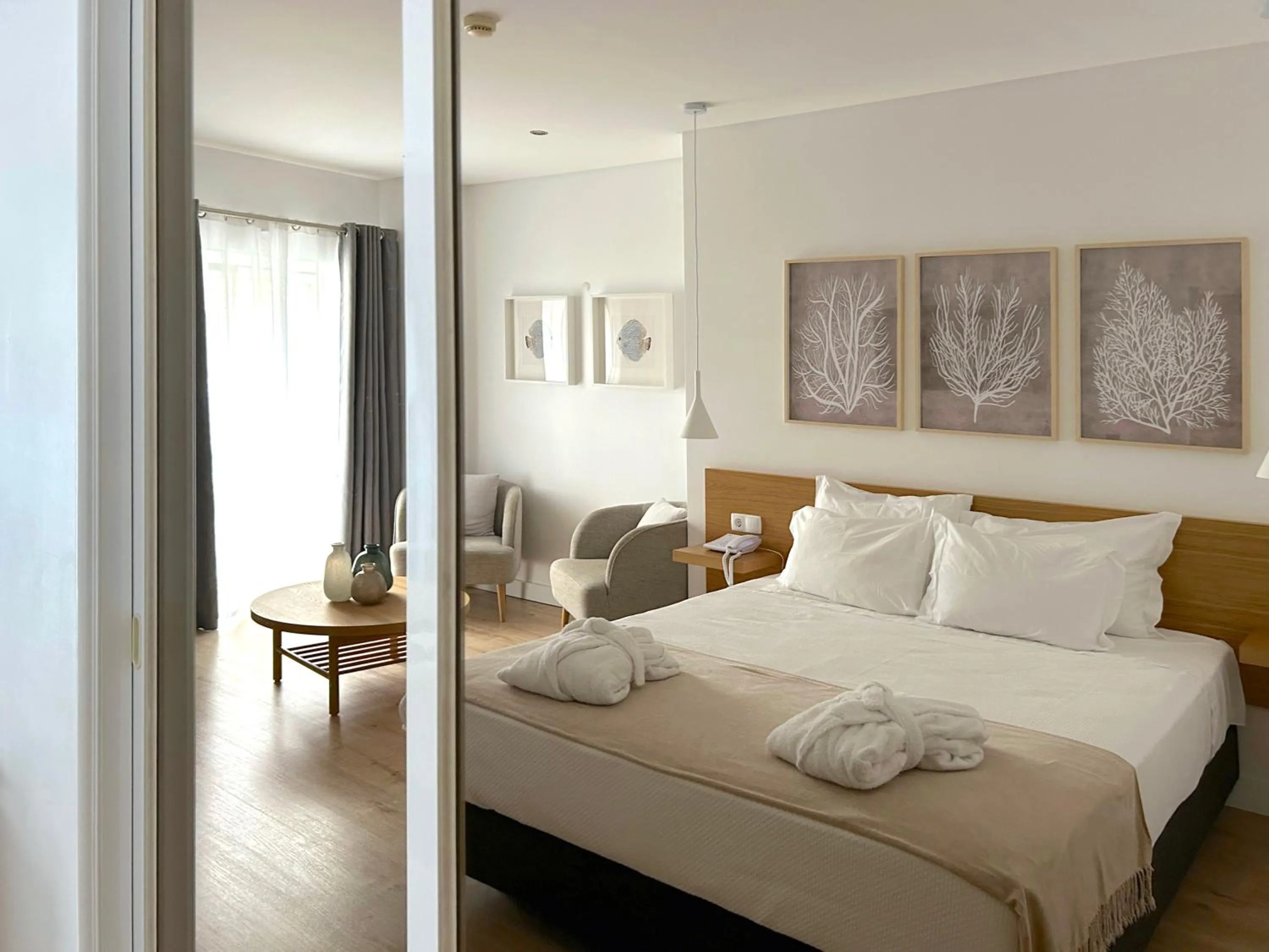 Bed in Hotel Solaris