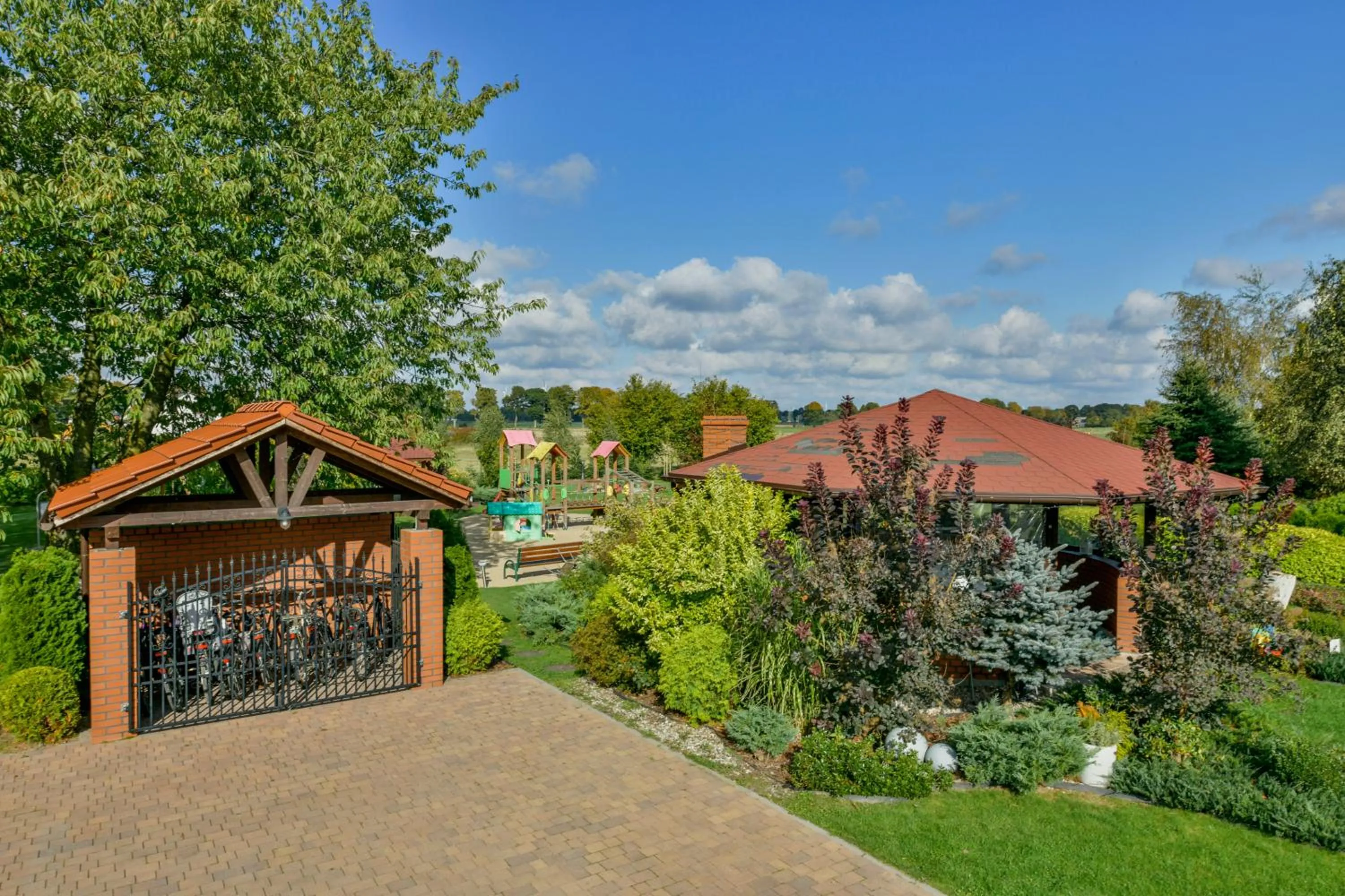 Garden in Willa Polanka