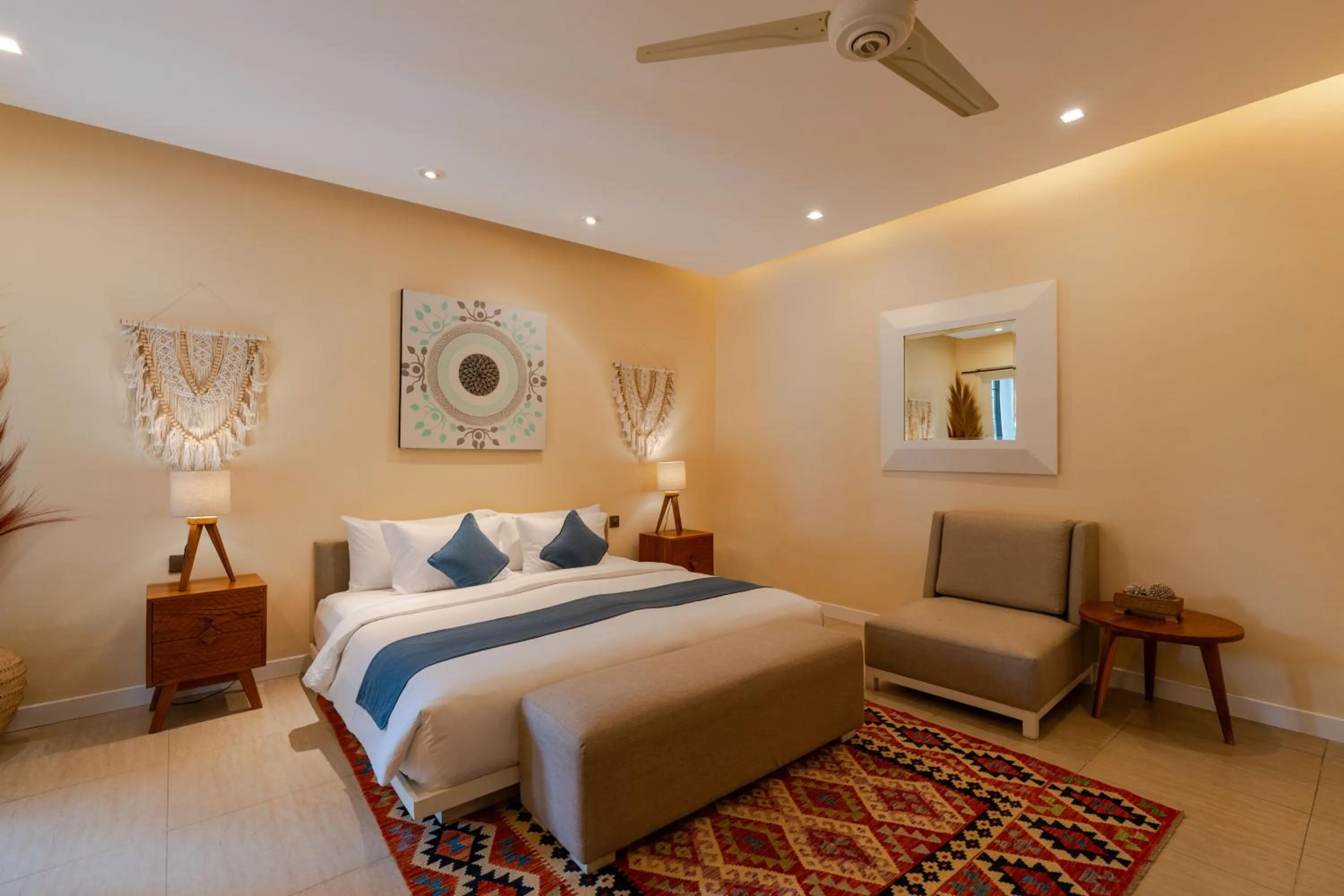 Bed in Boholuma Villas by Pertama Management