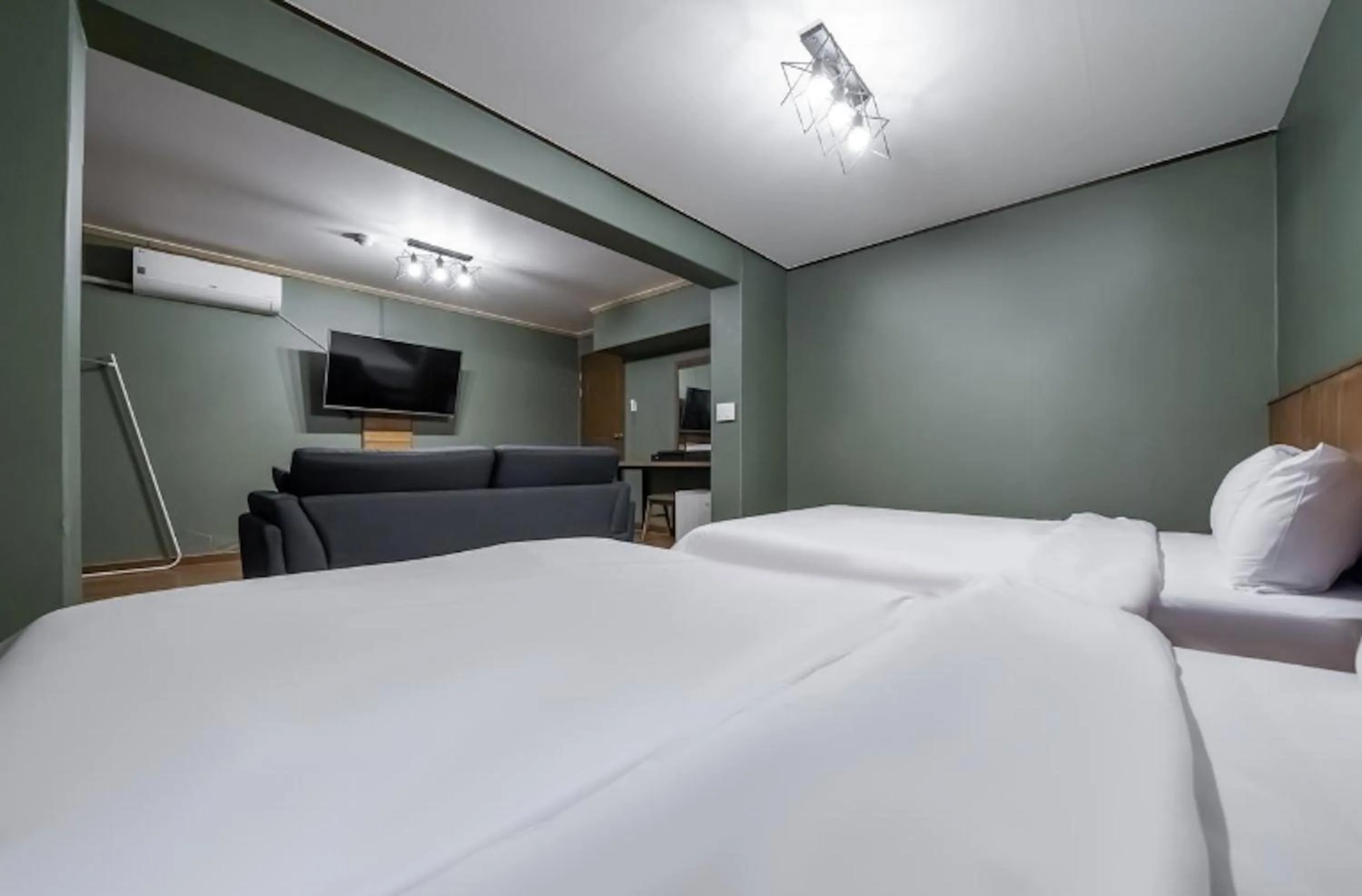 Bed in Pure Stay Jeju City