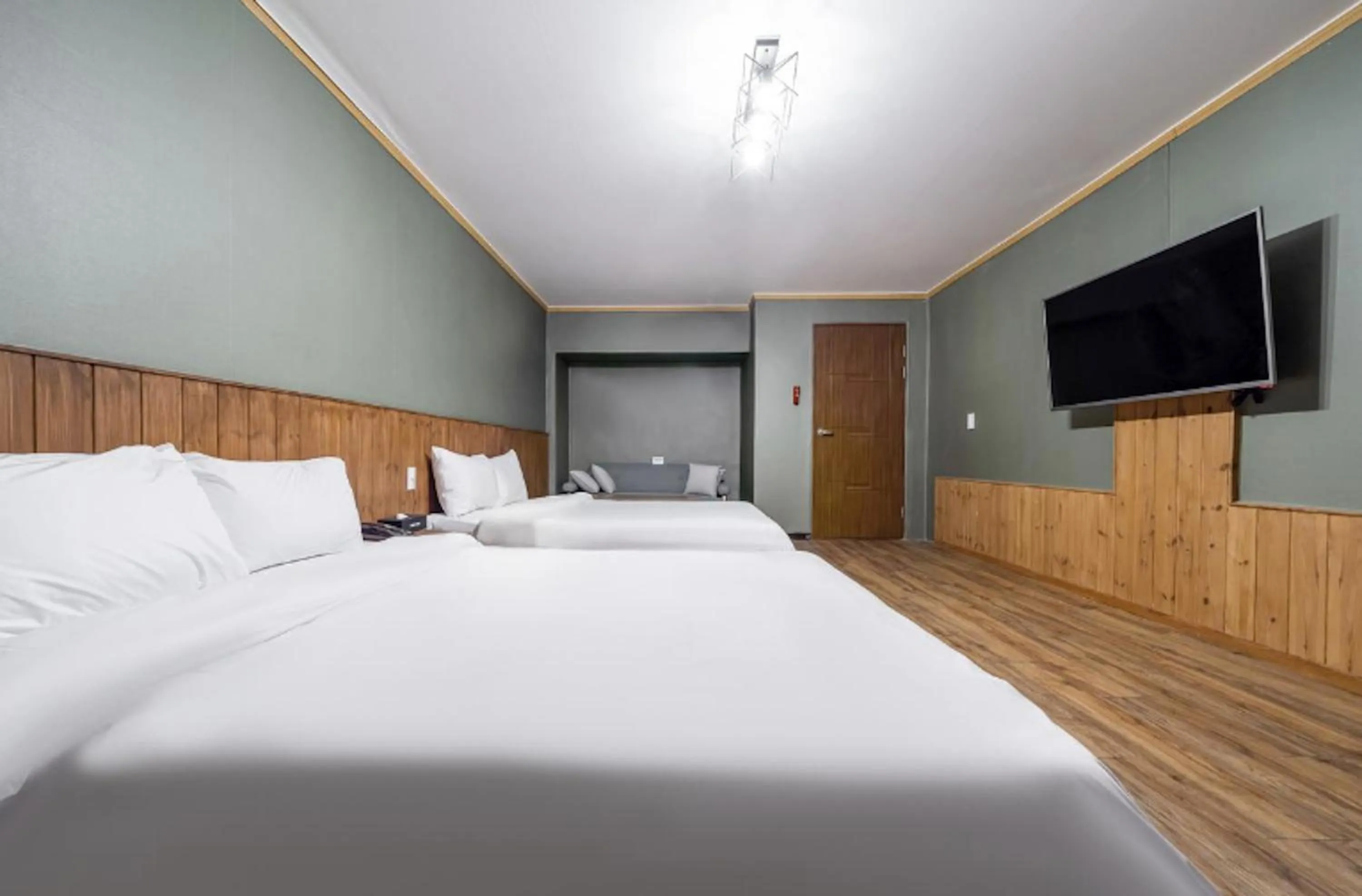 Bed in Pure Stay Jeju City