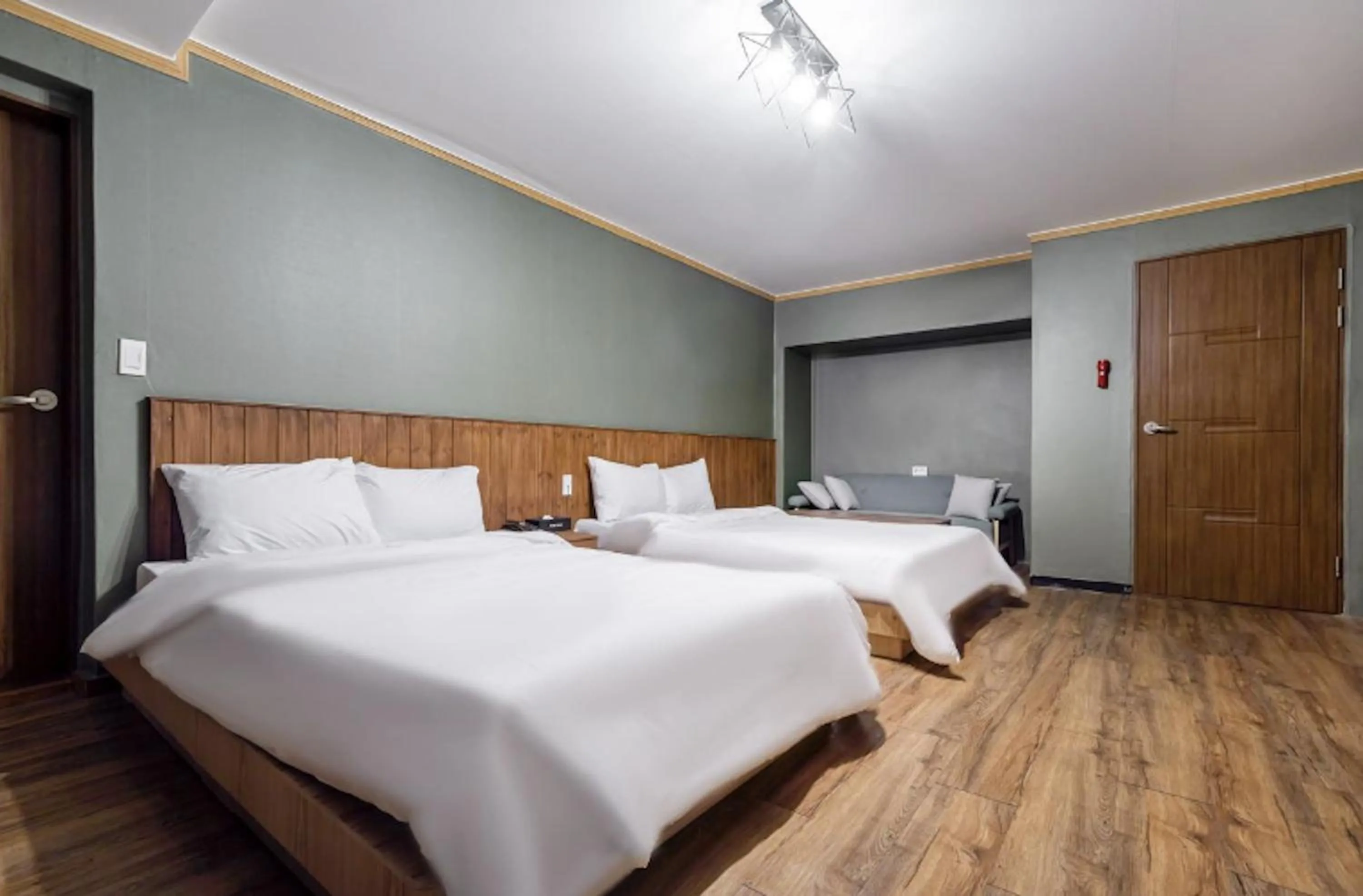 Bed in Pure Stay Jeju City