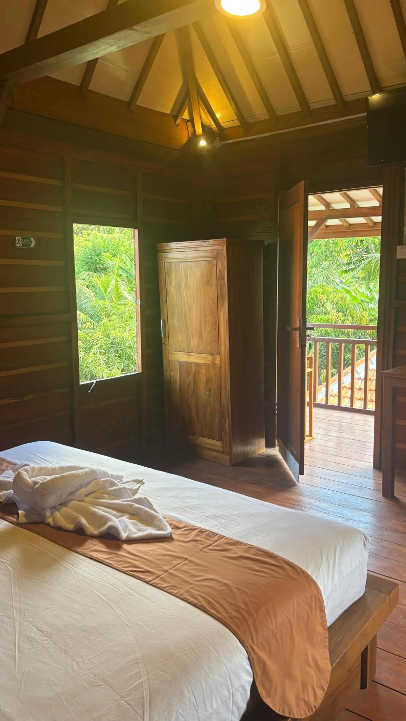 View (from property/room), Bed in Casa Komala Uluwatu