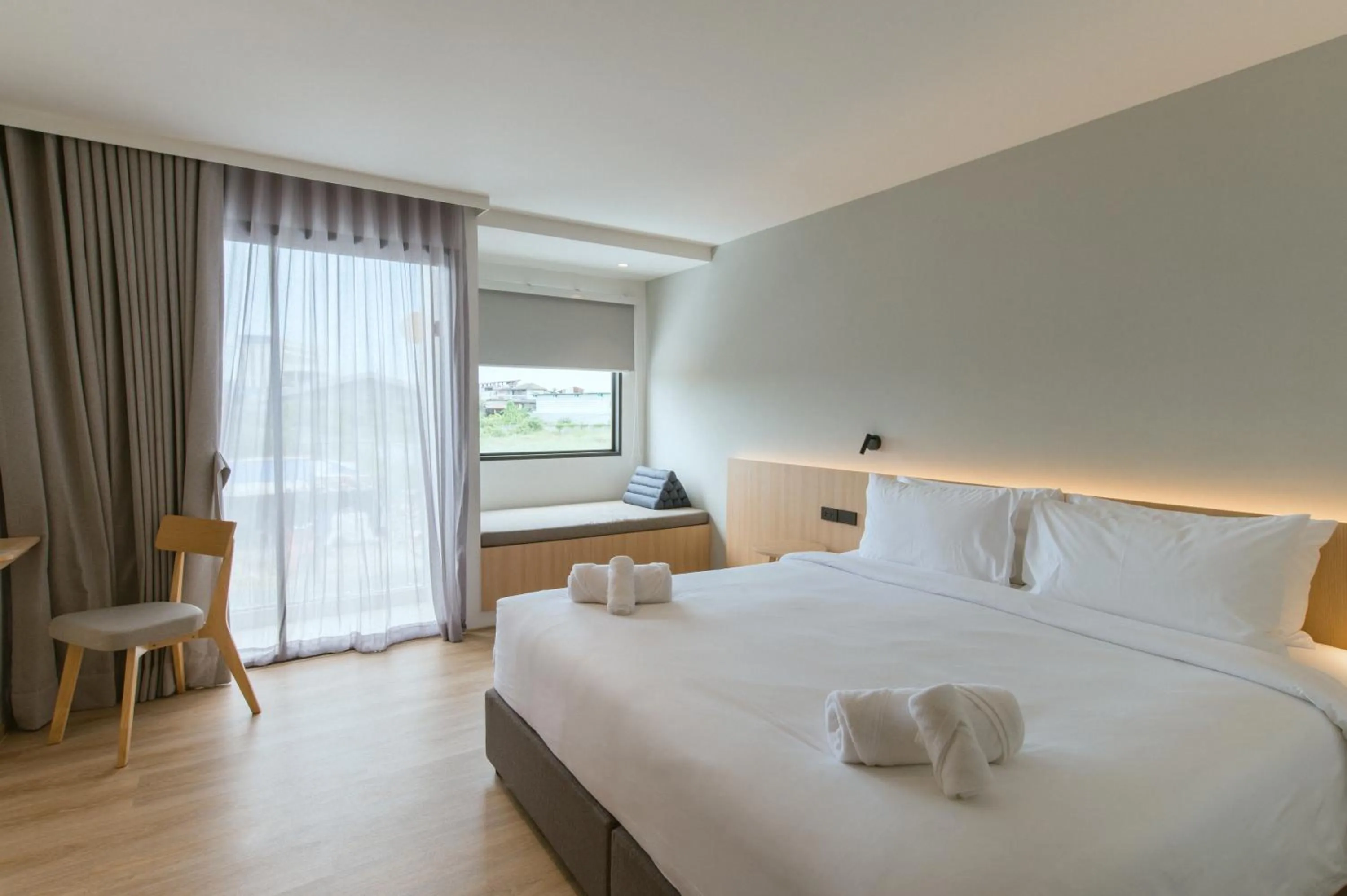 Bed in PAAK Hotel Suvarnabhumi