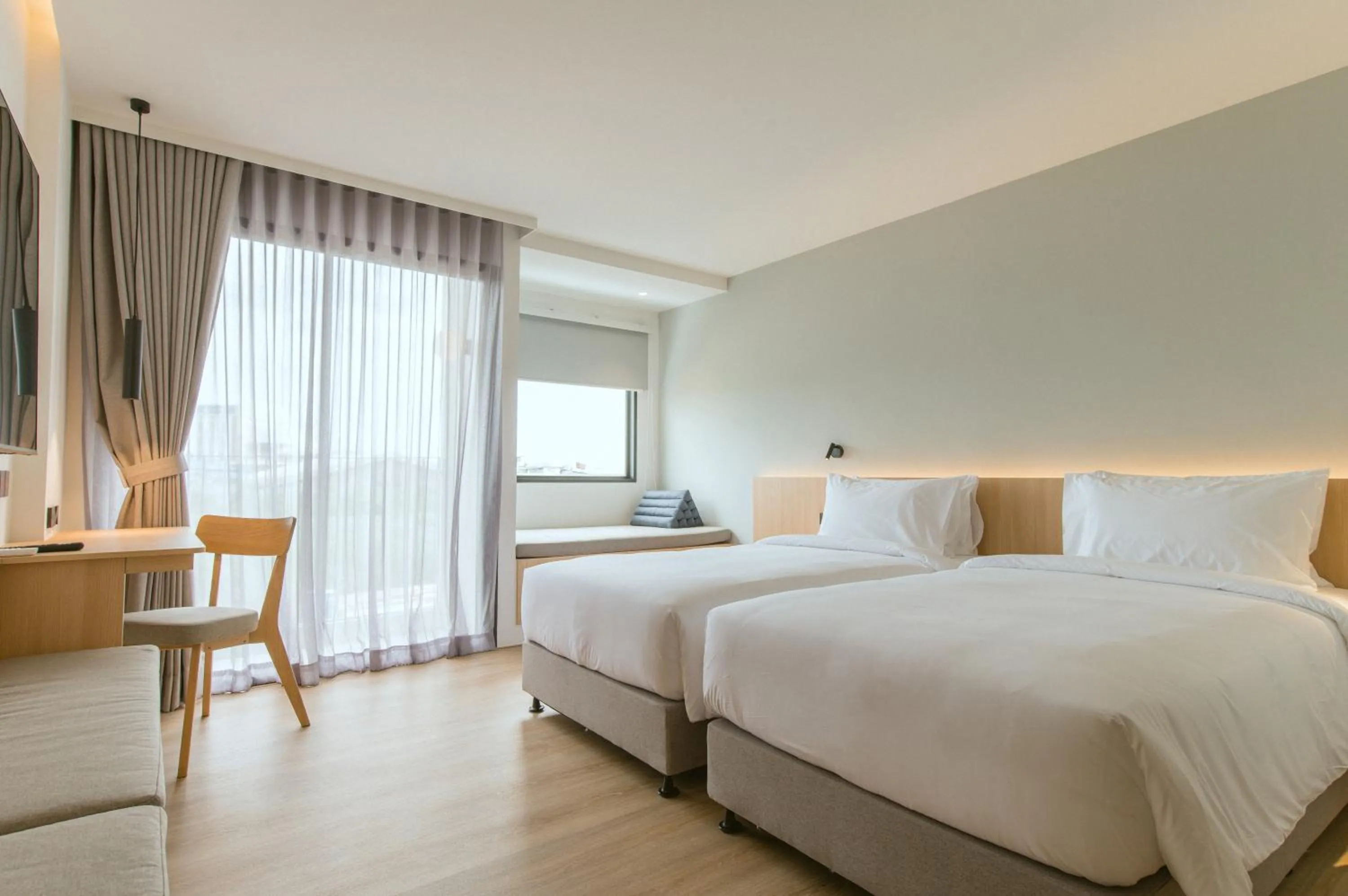 Bed in PAAK Hotel Suvarnabhumi