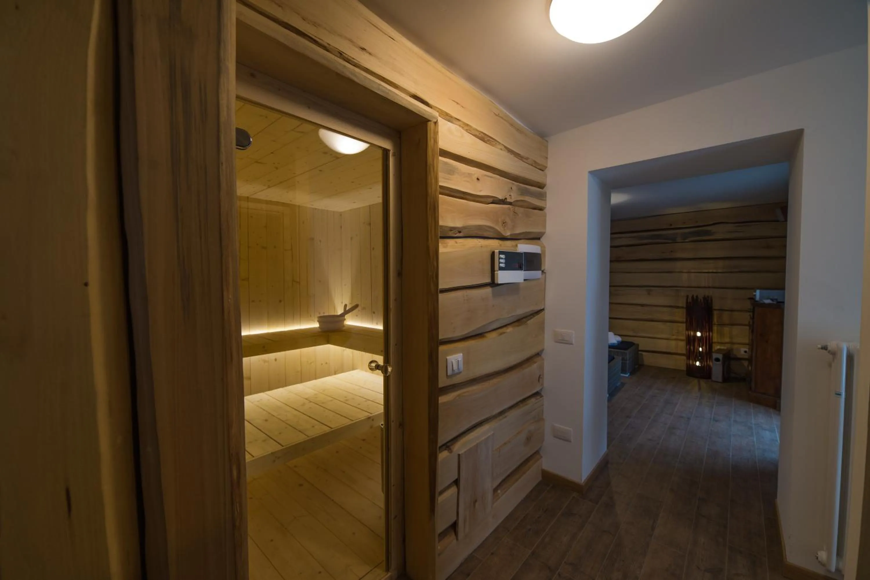 Sauna, Bed in Residence Cavanis Wellness & Spa