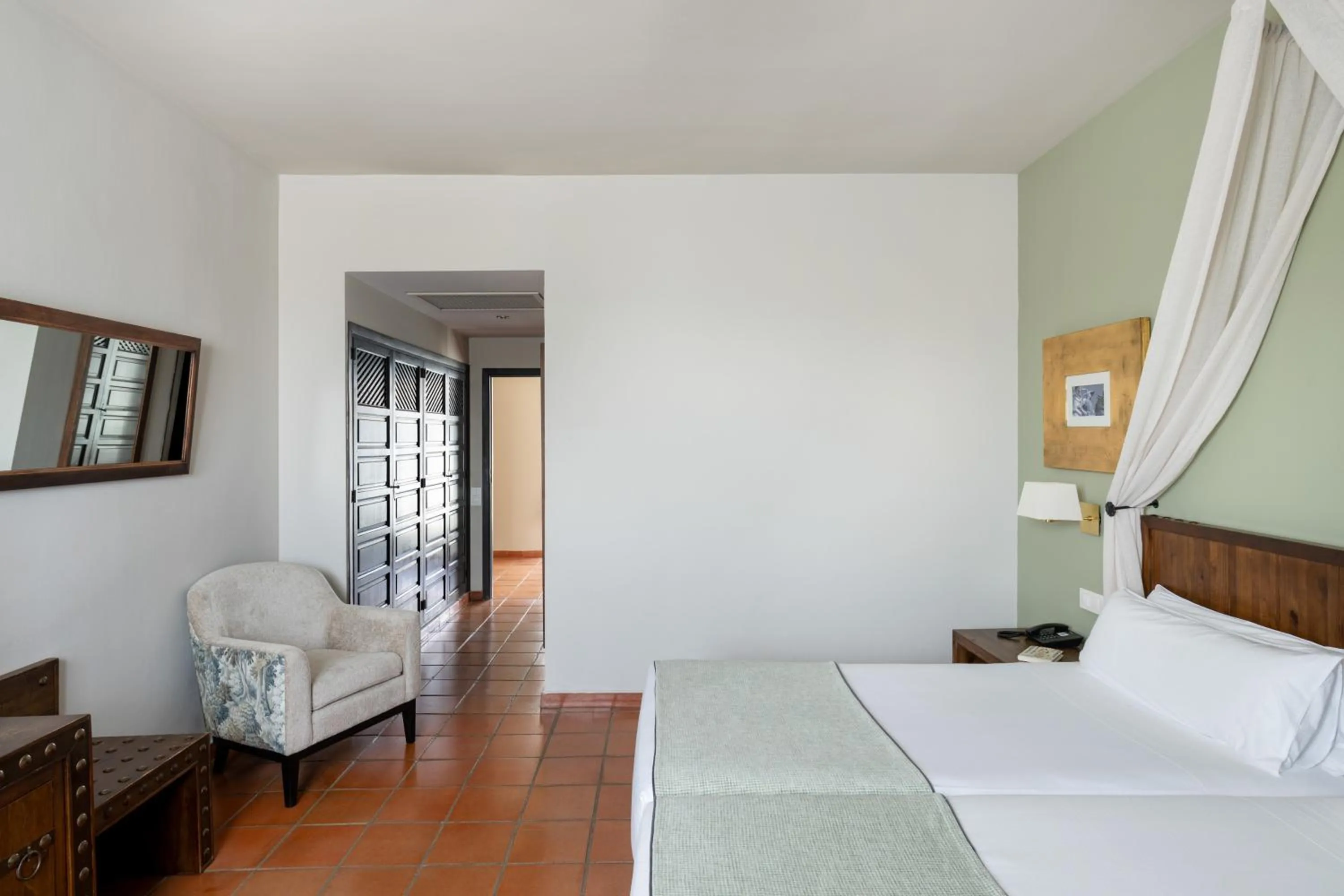 Bedroom, Bed in Parador de Trujillo