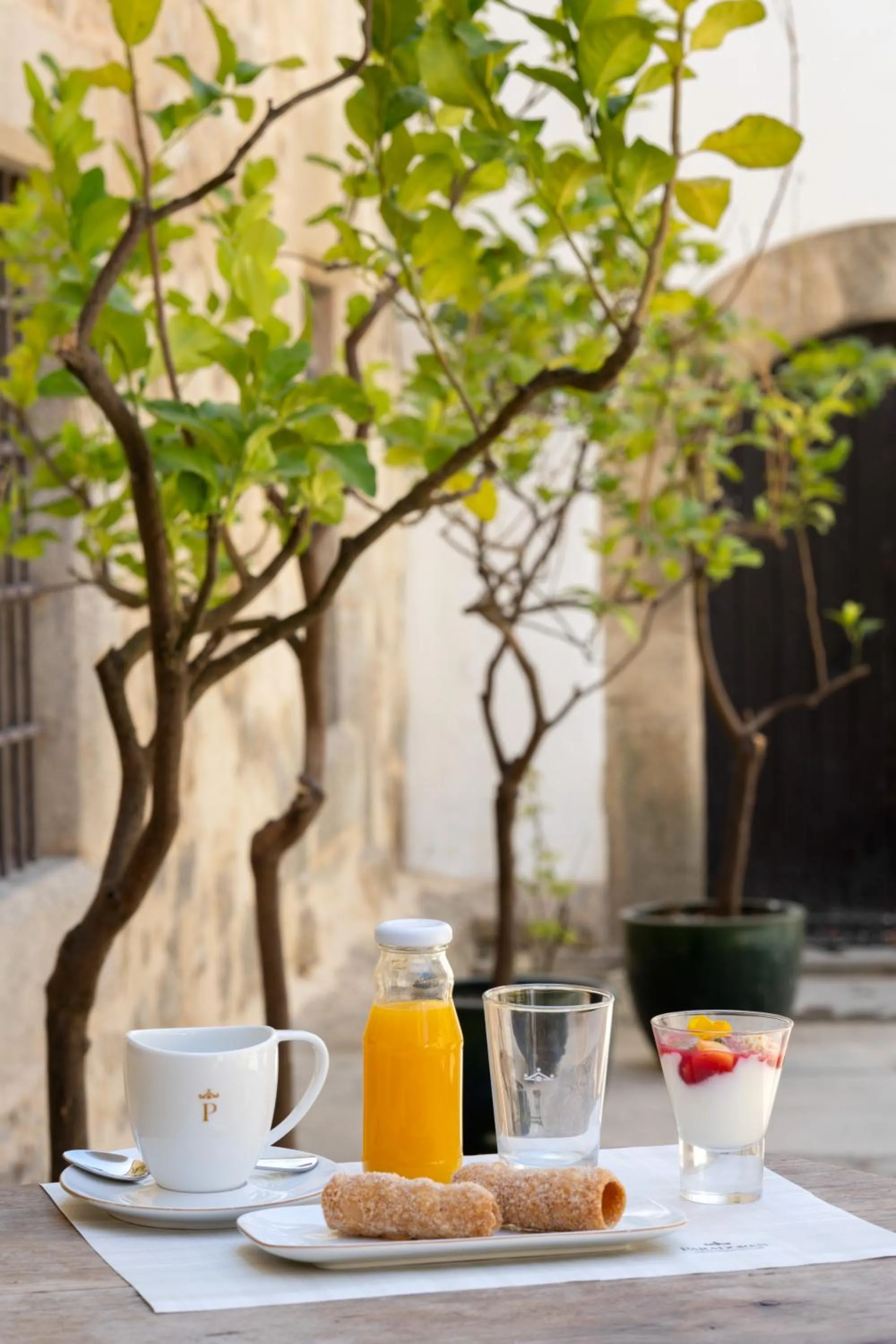 Breakfast in Parador de Trujillo