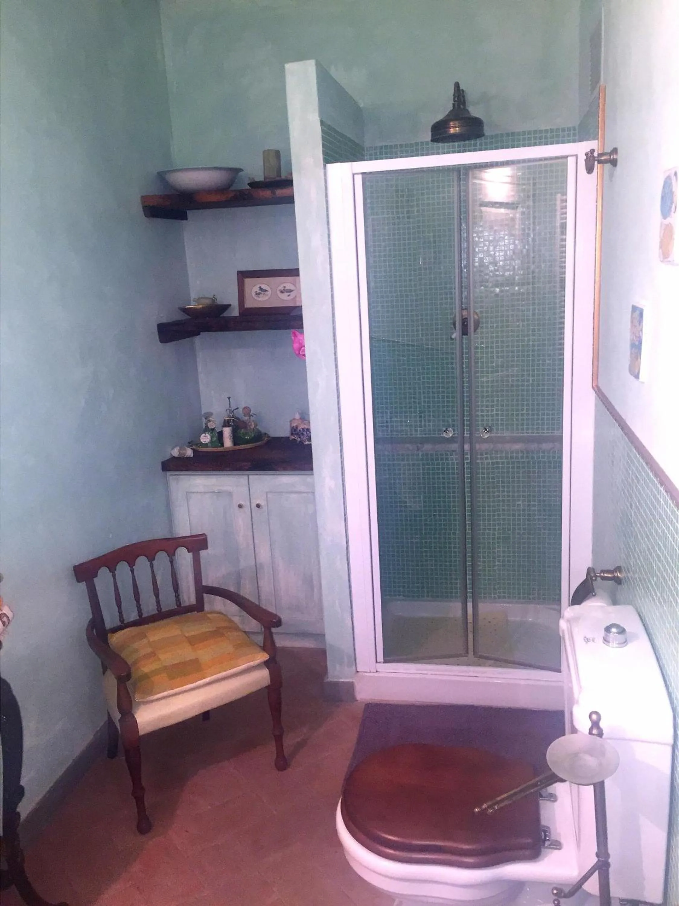 Shower in B&B Pino del Capitano