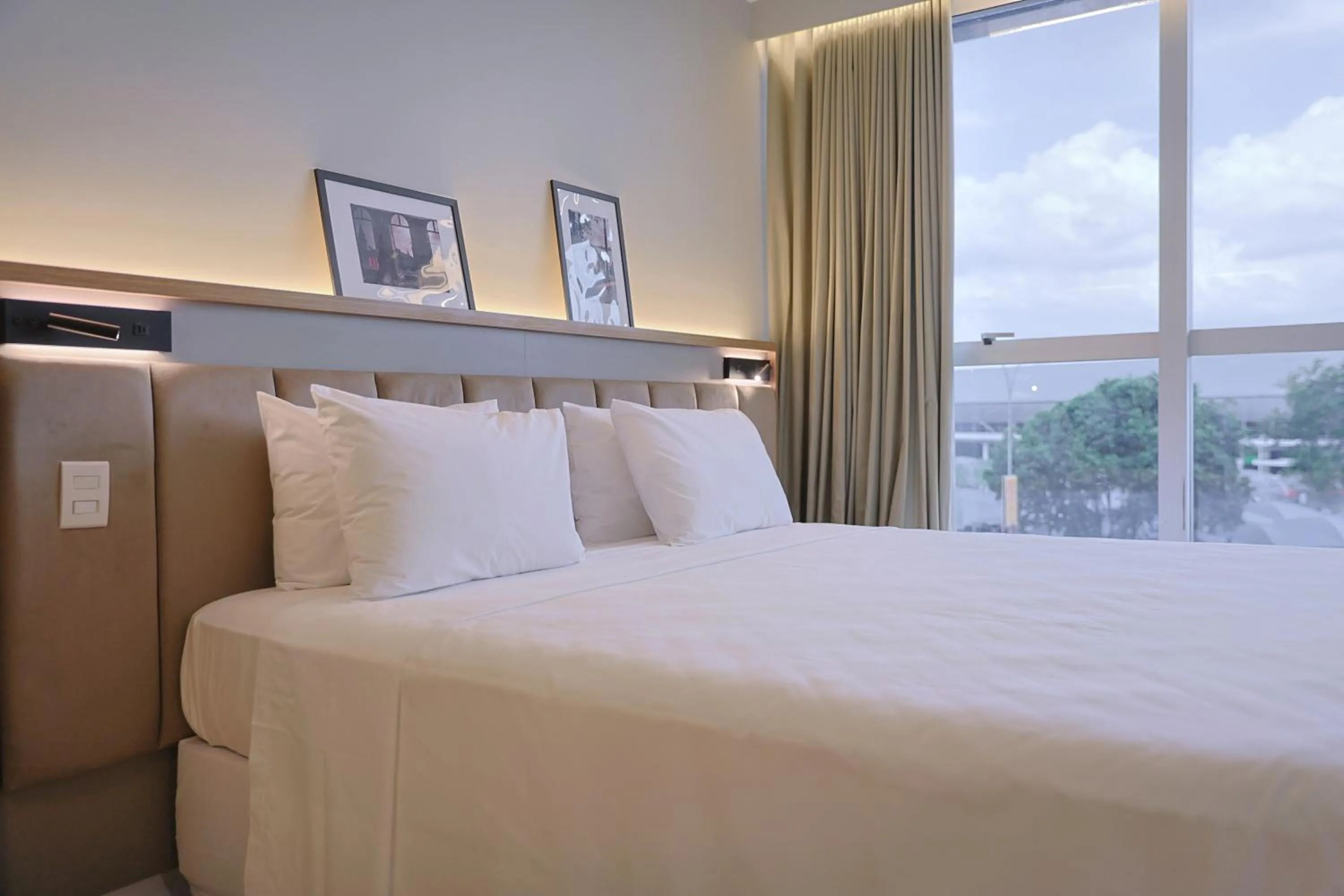 Bed in Transamerica Executive Belém Aeroporto