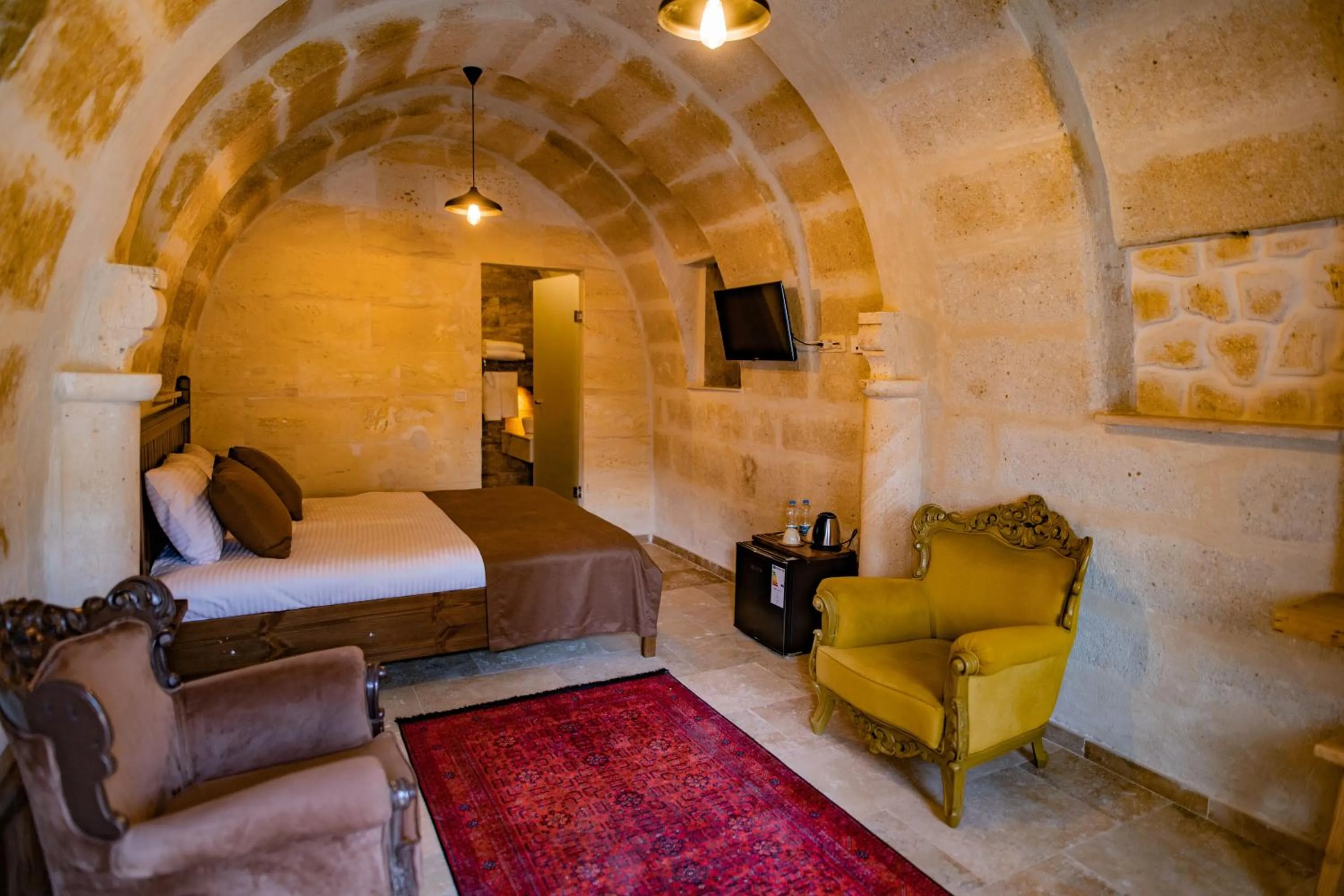 Bed in Senior Stone House