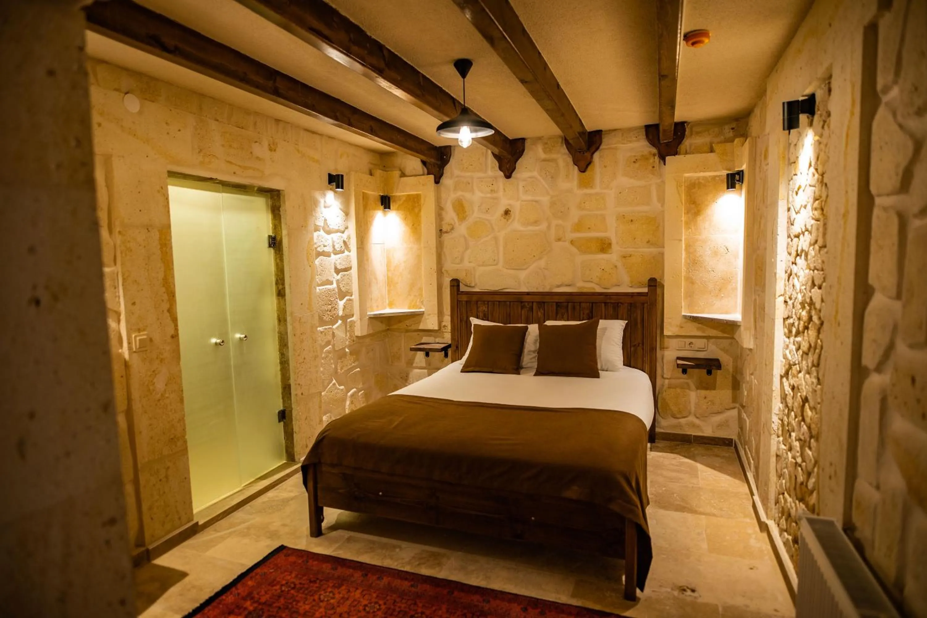 Bed in Senior Stone House