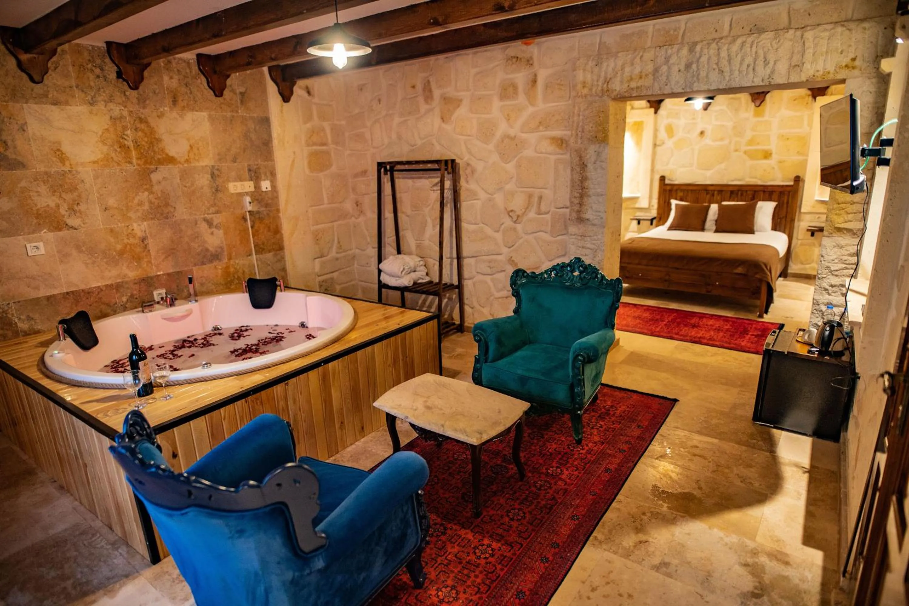 Bed in Senior Stone House