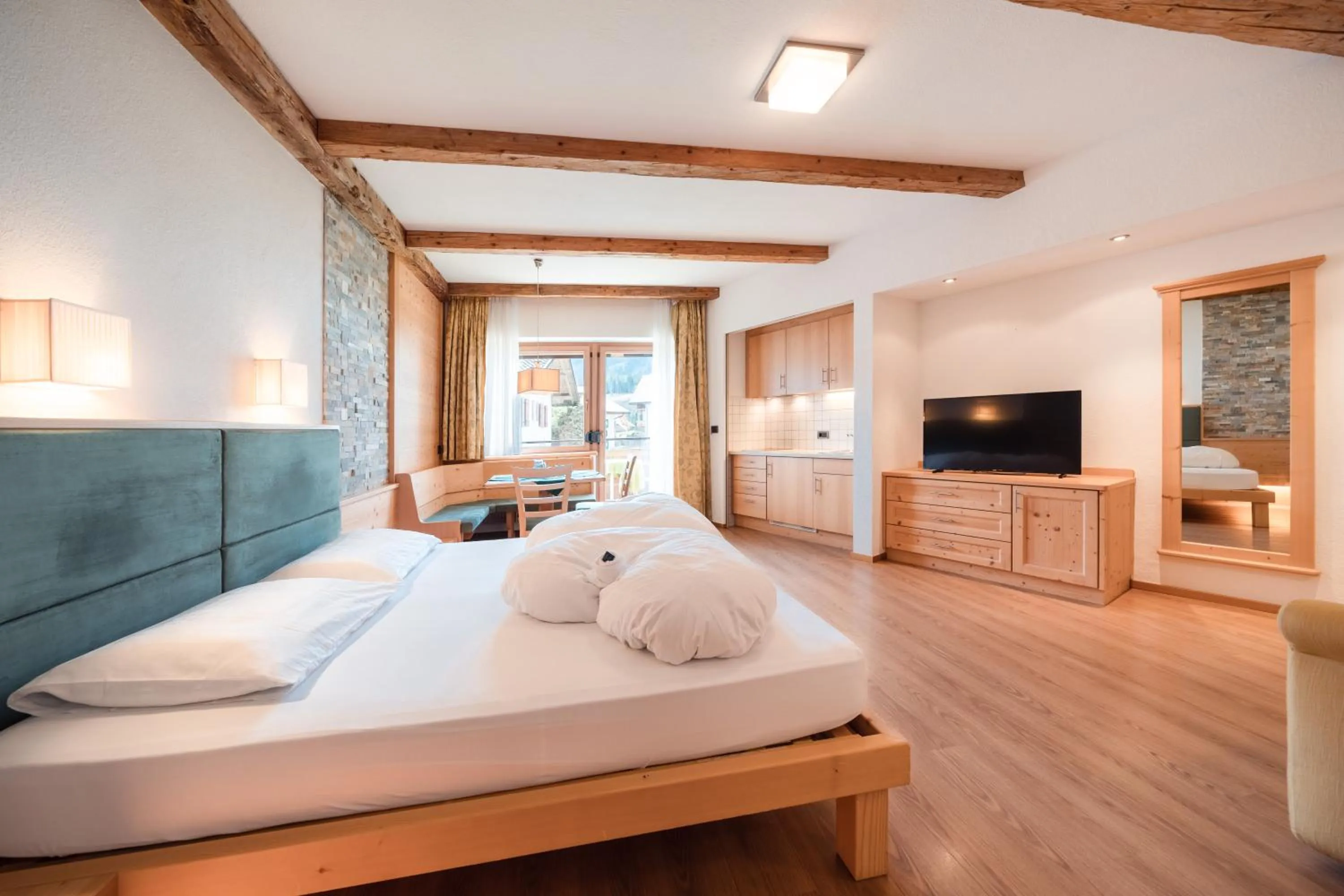 Bedroom, Bed in Hotel Pütia